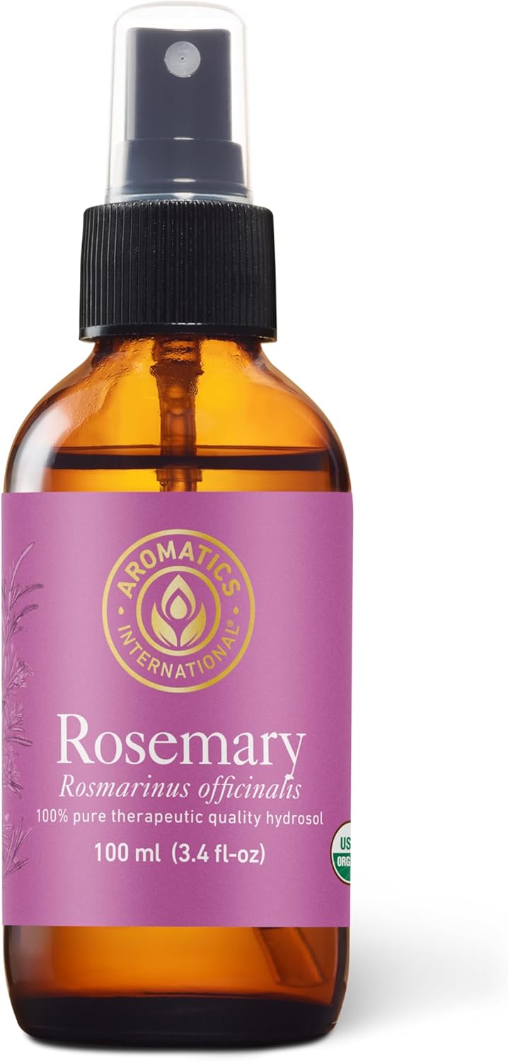 Aromatics International Rosemary Hydrosol 100ml | Herbal Aromatic Mist for Home Spaces