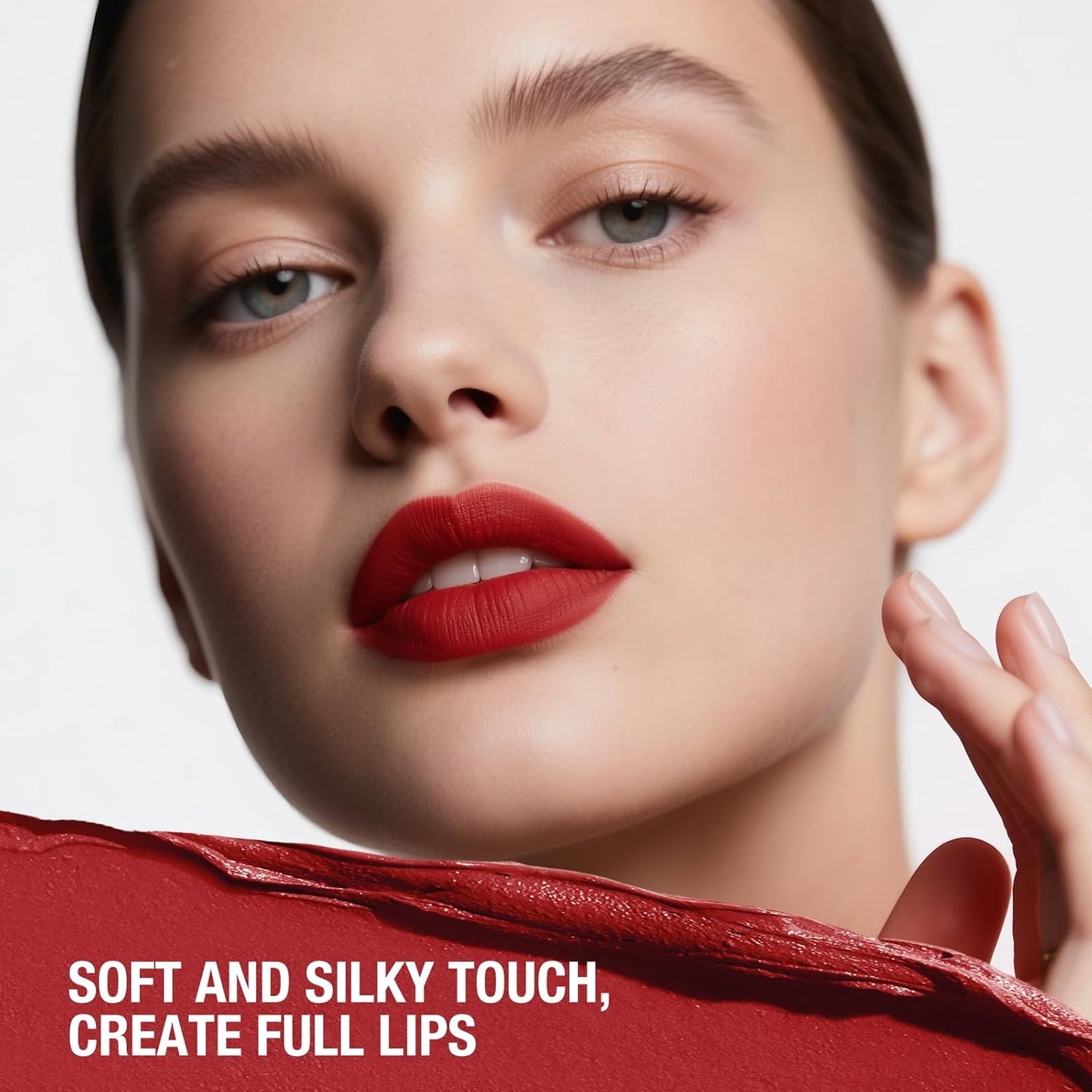 Jolilab 8Pcs Lip Set: 4 Colors Lip Liner+4 Colors Lipstick, Matte/Creamy,Smooth Creamy Texture,Long-Lasting,Bold/Nude Shades for Daily/Party, Vegan, Gift for Makeup Lovers.(#02+04+07+08)