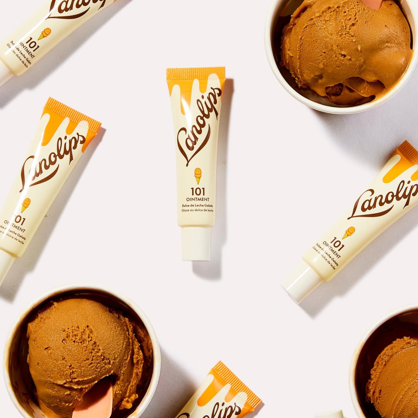 Lanolips 101 Ointment - Lanolin Lip Balm for Smooth, Hydrated & Healthy Lips - Multipurpose Lip Ointment with Lanolin Oil for Dry Lips, Cuticles & More - Dulce de Leche (0.35 oz)