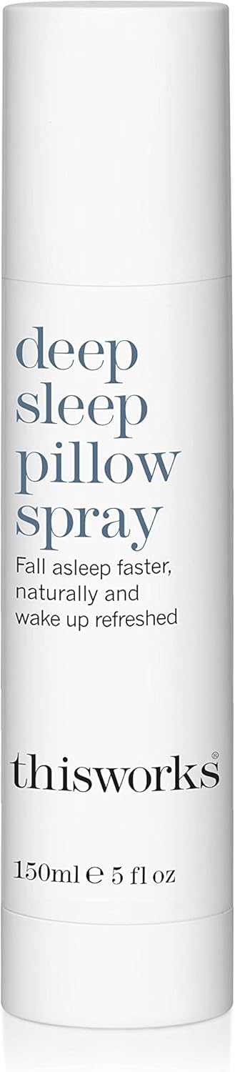 THISWORKS Deep Sleep Pillow Spray – Fast-Acting Natural Rest Formula with Essential Oils of Lavender, Vetivert & Camomile – 150 ml (5 fl oz)