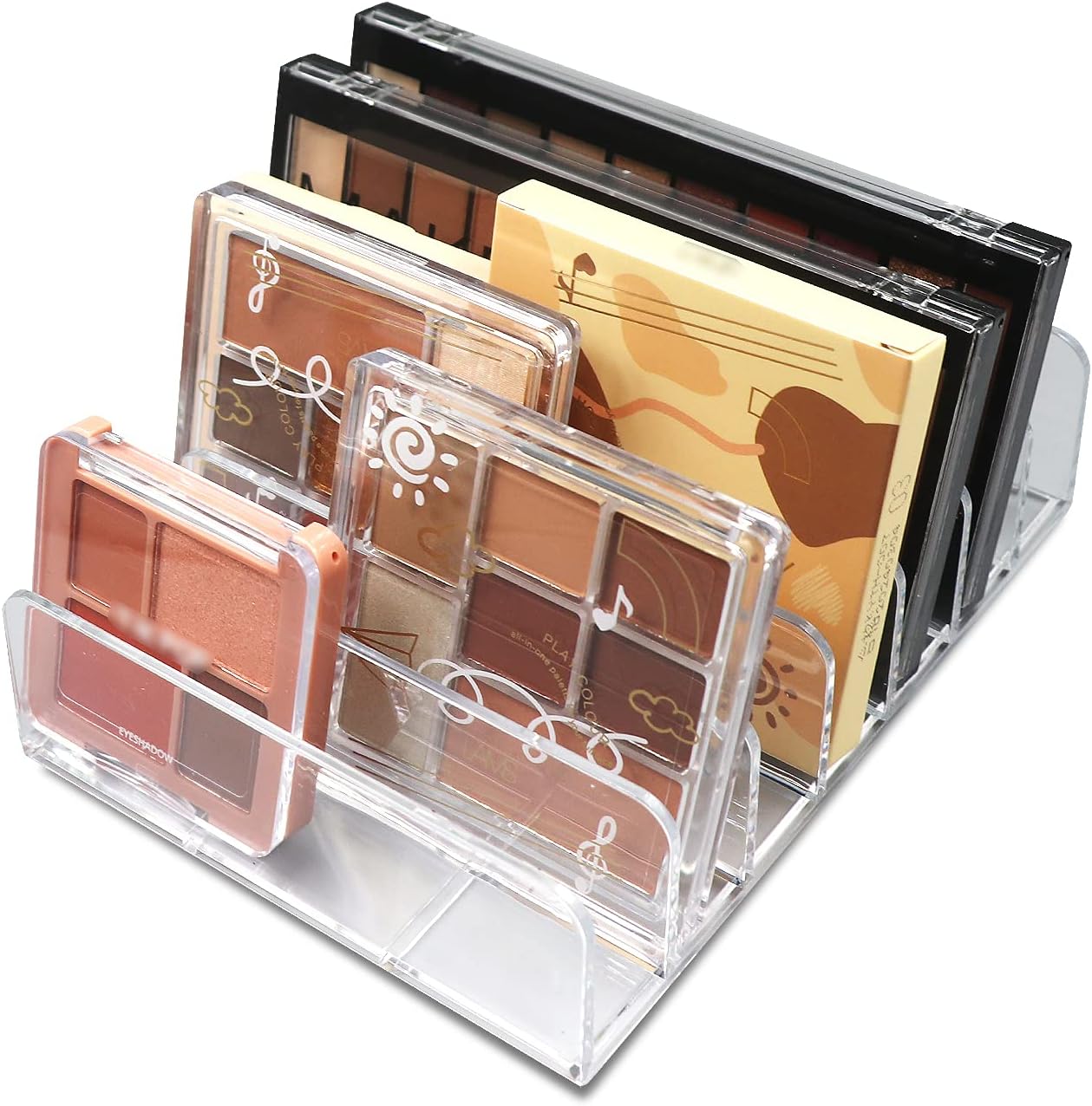 Makeup Organizer, Compact Makeup Palette Organize, for Bathroom Countertops, Vanities, Cabinets, Sleek Modern Cosmetics Storage Solution for - Eyeshadow Palettes, Contour Kits, Blush