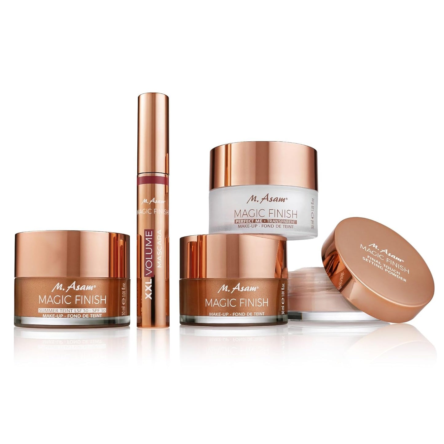 M. Asam MAGIC FINISH Cream Contour Stick medium-dark (0.28 Oz)- creamy contour stick for a defined face shape, creates optical shadows, bronzer stick with moisturizing hyaluronic acid, vegan