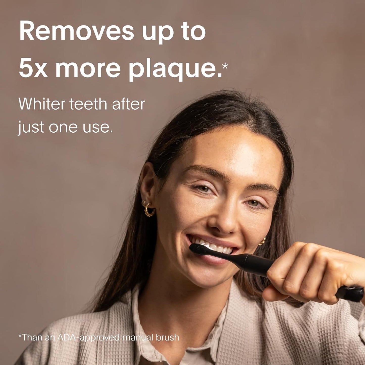 SURI 1.0 Sonic Electric Toothbrush with UV Cleaning Travel Case | 40+Day Battery | Designed in California | Electric Toothbrush for Adults | Travel Toothbrushes | Tooth Brush | Black