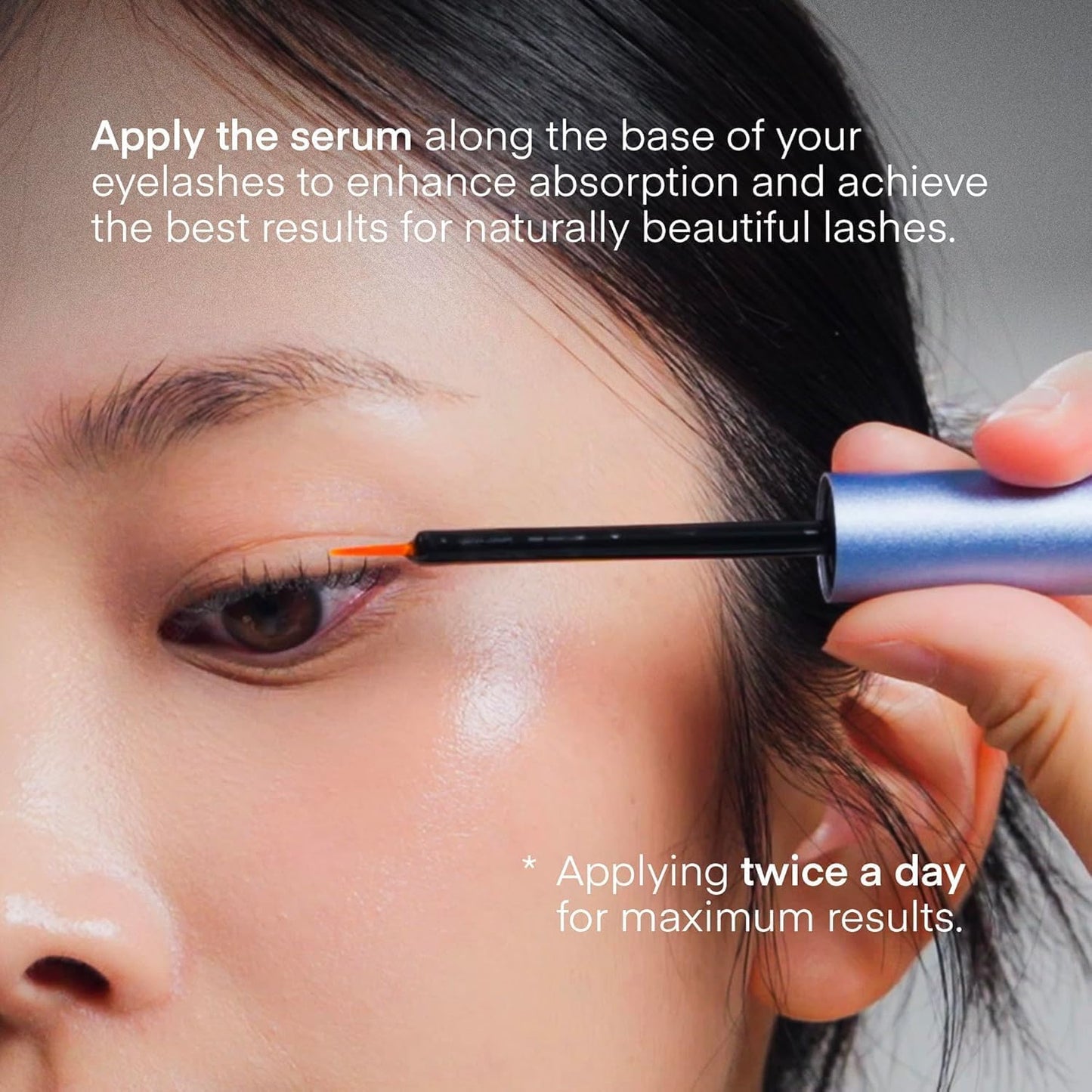 Advanced Eyelash Serum for Thicker, Longer Eyelashes and Eyebrows - Grow Luscious Lashes with Brow Enhancer (3mL)