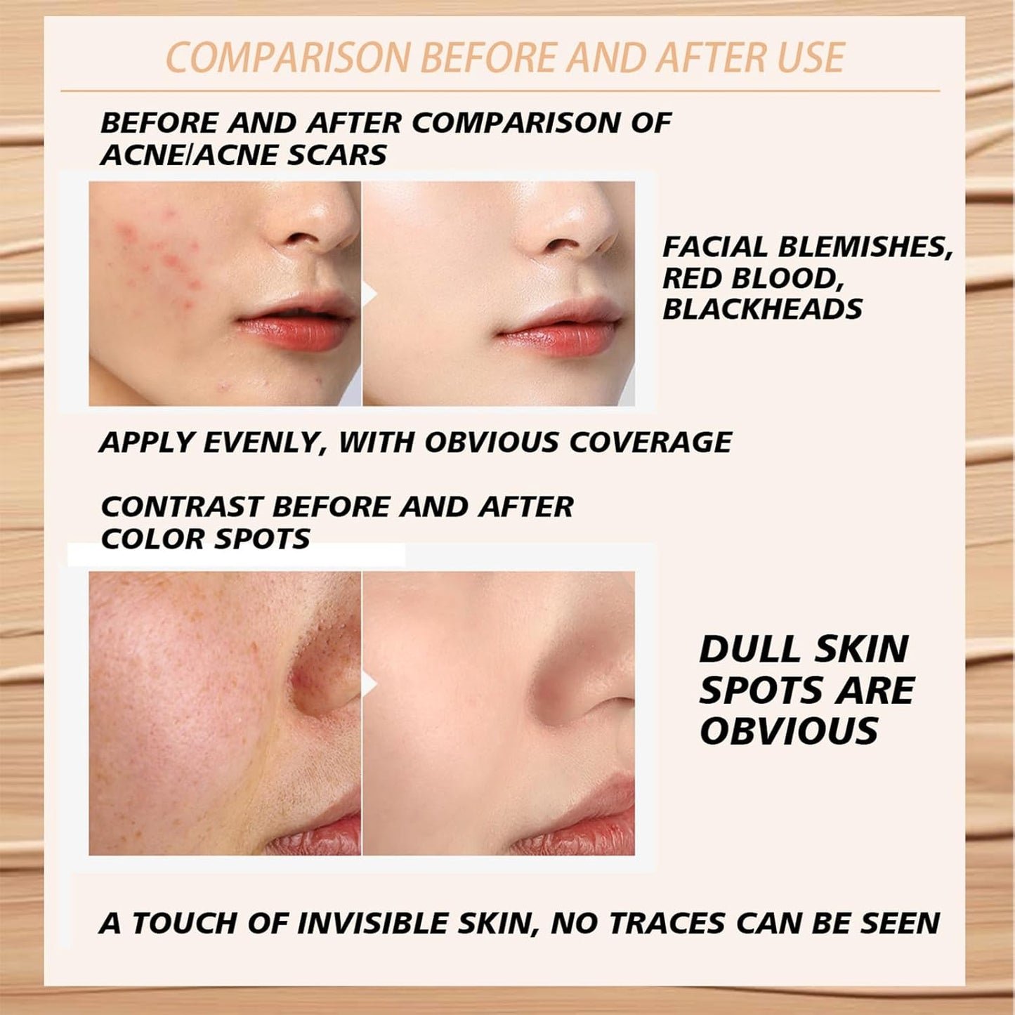 Foundation Concealer Palette + Color Corrector Palette, Light Color Combination Cosmetics Cream Highlighting Palette, Cover Dark Circles, Bruises, Age Spots, Blemish, Vegan & Cruelty Free