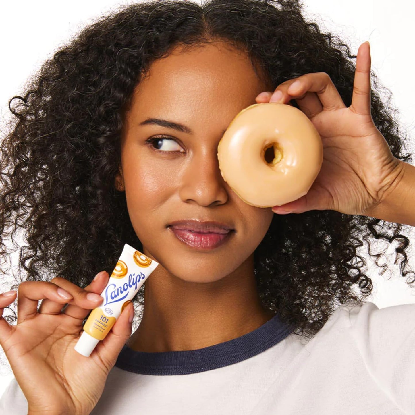 Lanolips 101 Ointment - Lanolin Lip Balm for Smooth, Hydrated & Healthy Lips - Multipurpose Lip Ointment with Lanolin Oil for Dry Lips, Cuticles & More - Glazed Donut (0.52 oz)