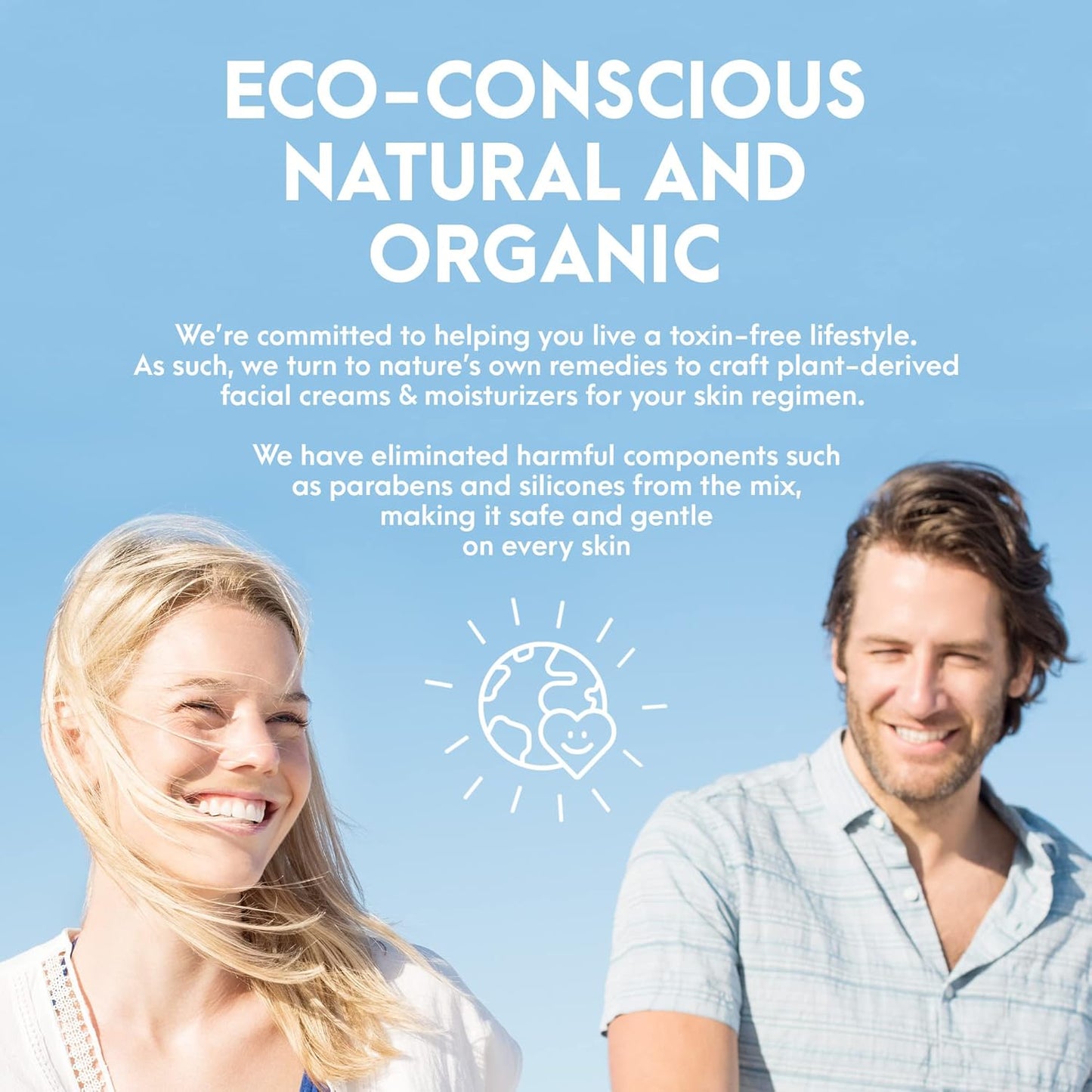 SPF15 Broad Spectrum Natural Sunscreen, Soothing & Hydrating Sunscreen Lotion, Plant-Based Sun Block, Water-Resistant Sun Screen Protector for Face and Body, 4oz - Natural Tone Organic Skincare