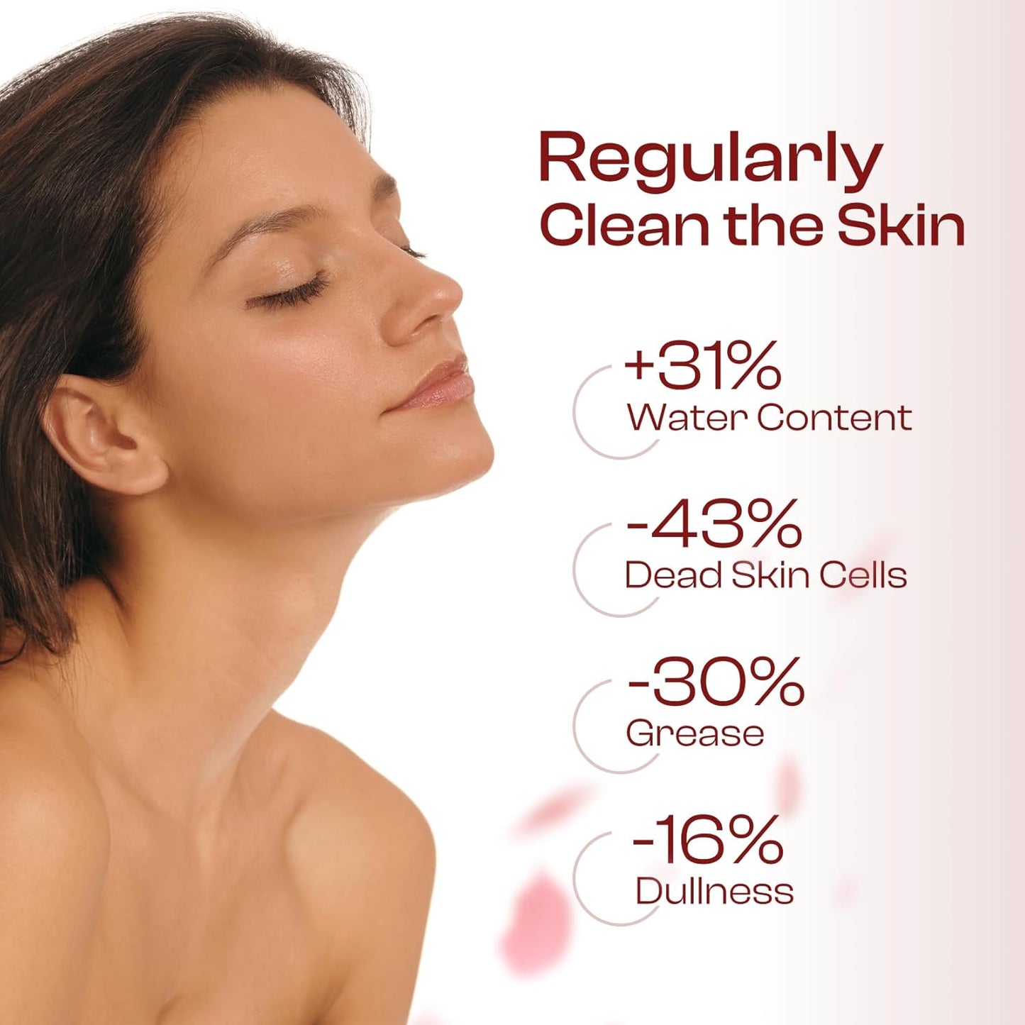 QUARXERY Purifying Exfoliating Gel 2Pcs：Gentle for Face - Facial Peeling Gel Scrub for Face Cleans Dirt & Oils