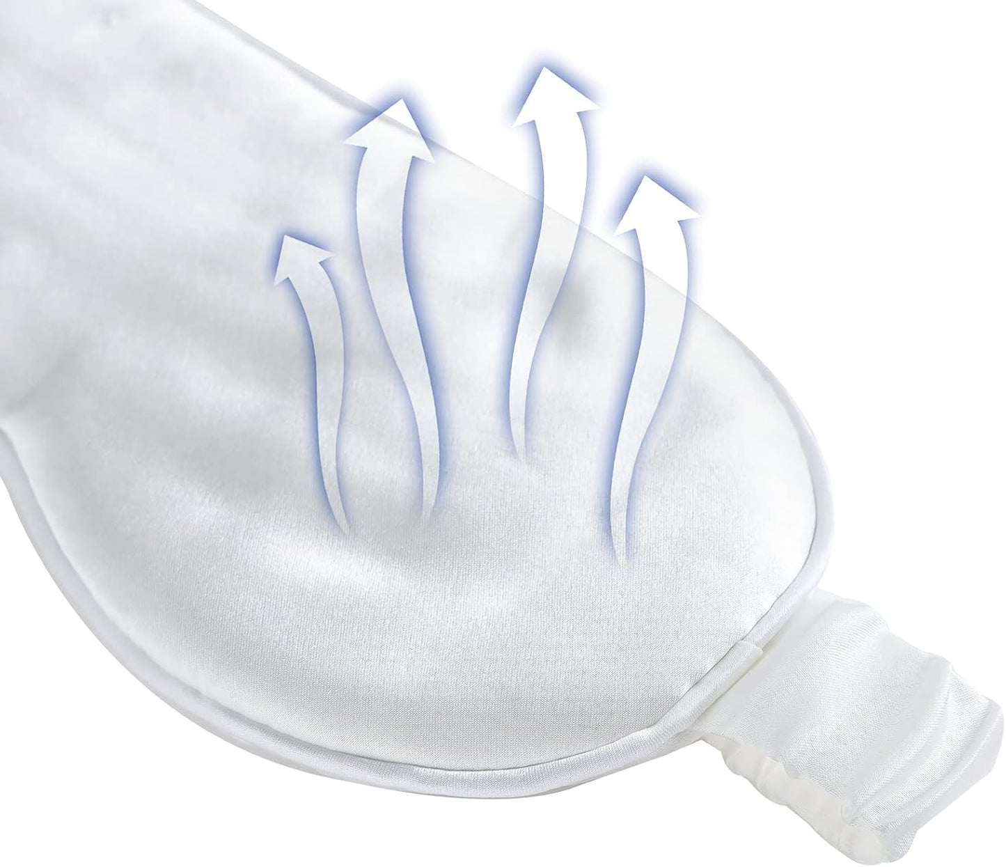 Silk Sleep Mask Light Blocking Luxury 100% Mulberry 19mm Silk Eye Mask Eye Cover Blindfold Ultra Soft Light & Comfy Anti Aging Skin Care with Travel Bag Gift Package