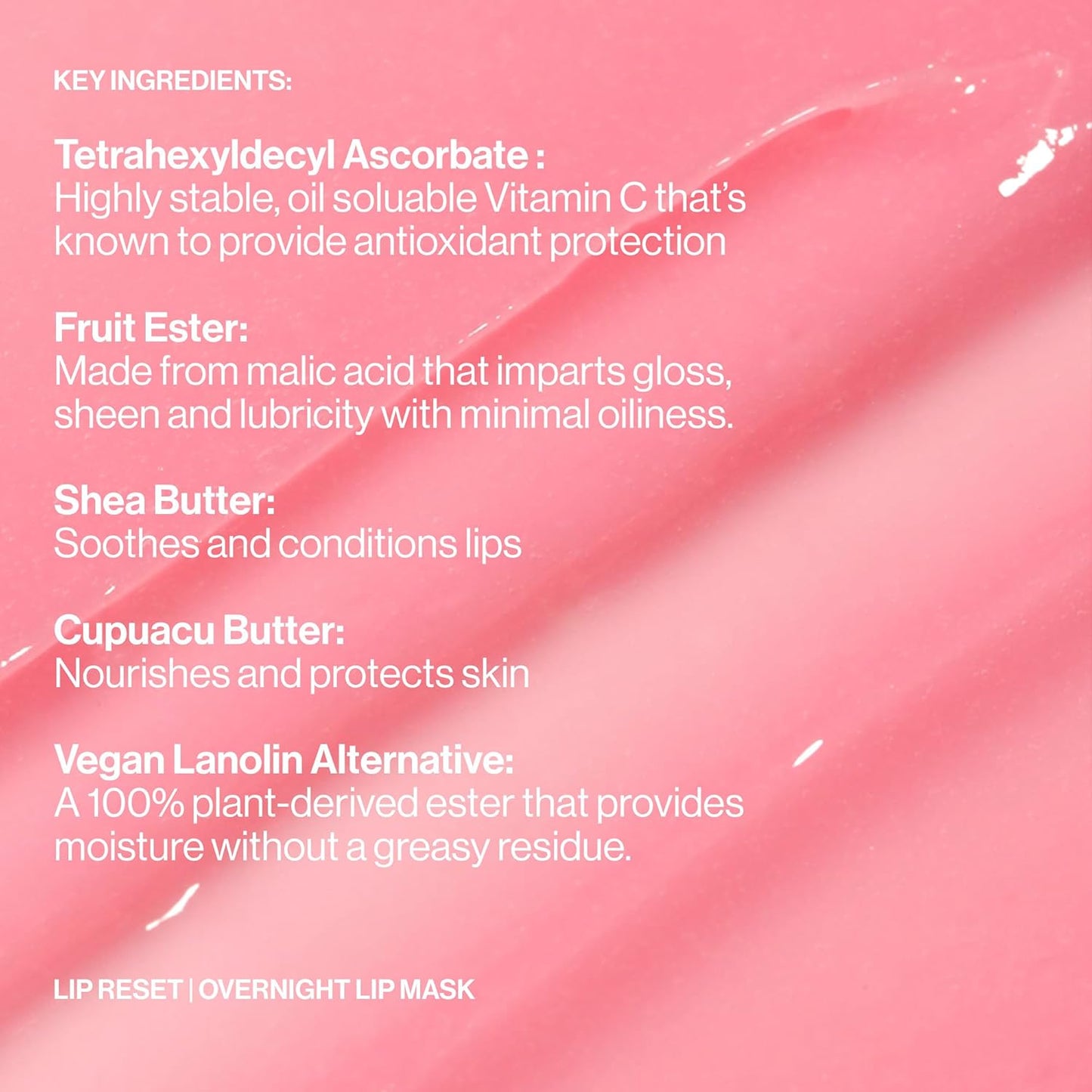 MAKE Beauty Lip Reset Overnight Lip Mask. Nourishing, Hydrating Lip Treatment for Dry, Flaky Lips. Plumps, Softens, and Smooths. Vanilla Veil Flavor