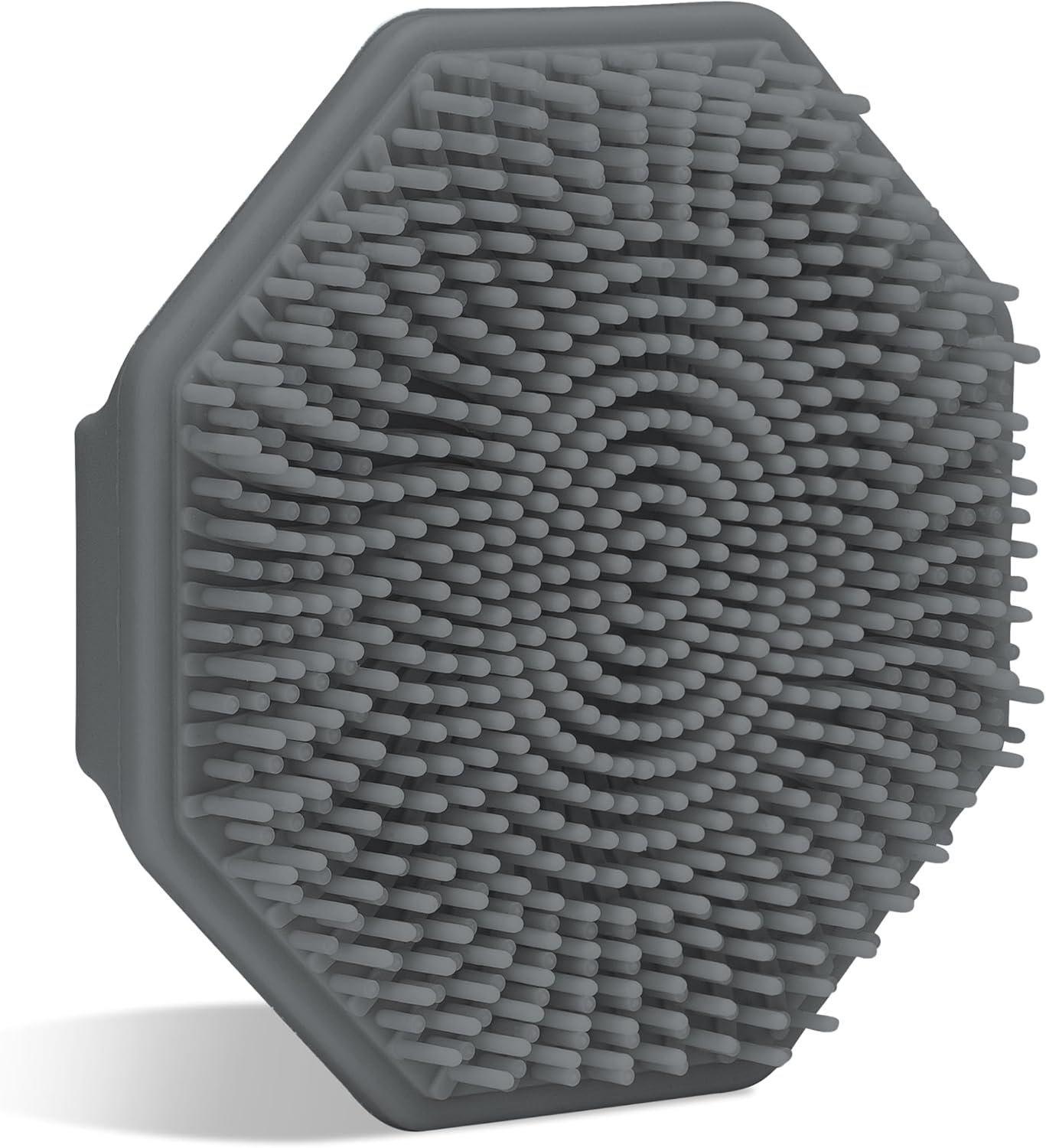 Sud Scrub® Antimicrobial Silicone Face Scrubber, 1 Pack, Gentle Face Exfoliator for Sensitive Skin, Eco Friendly Facial Cleansing Brush, Exfoliating Face Brush for Men and Women (Charcoal)