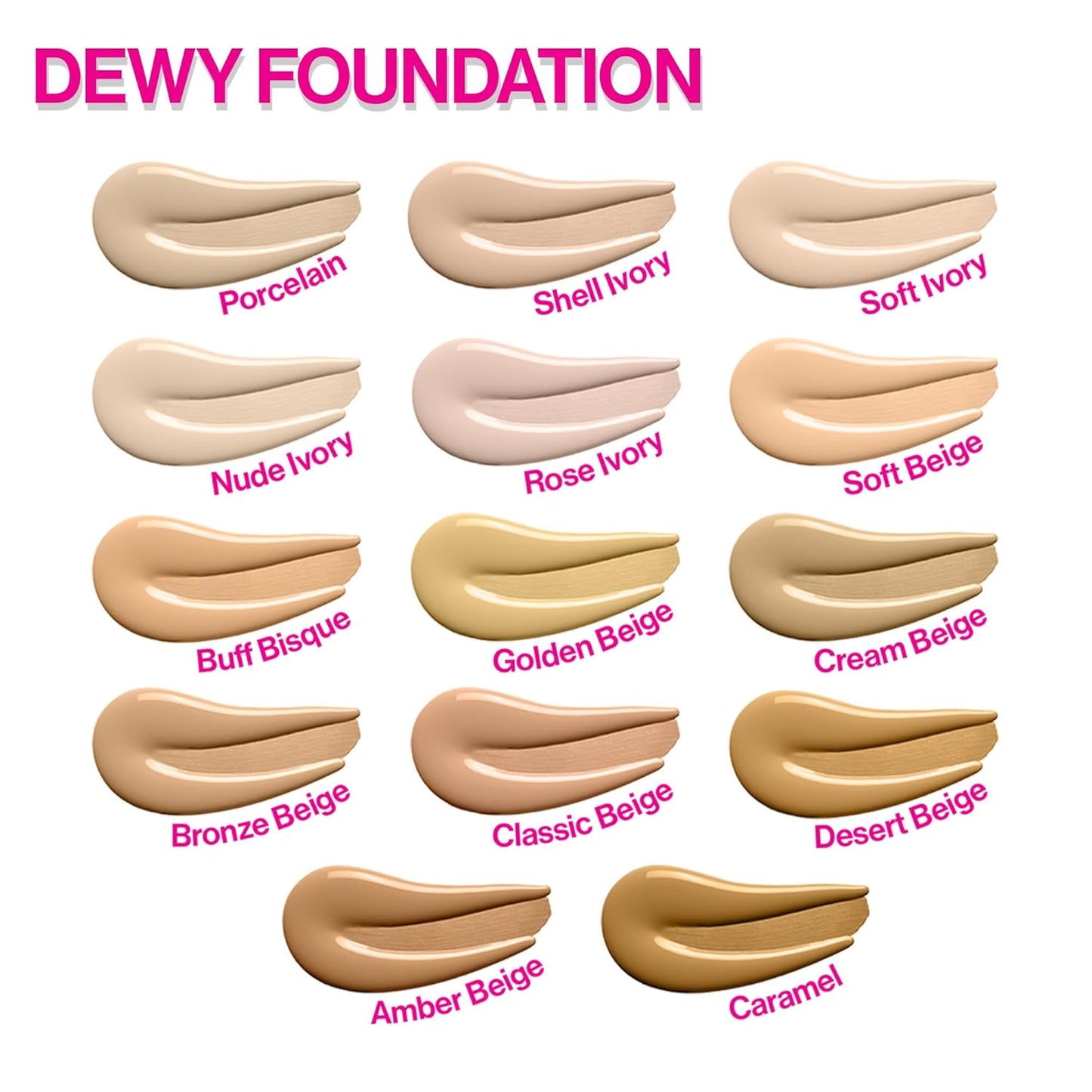 wet n wild Photo Focus Dewy Liquid Foundation Makeup, Amber Beige
