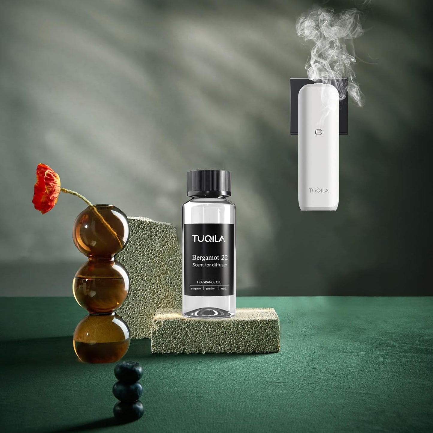 Hotel Bergamot Essential Oil - 120ML Waterless Scent Oil for Cold Air Diffusers, Luxury Aroma Fragrance Oils for Home, Spa & Office-Long Lasting Aromatic Oil for Waterless Diffusers