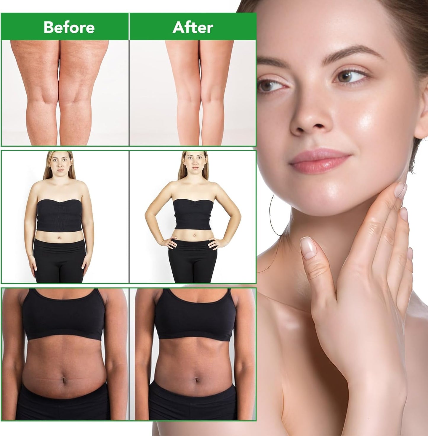 Body Oil Naturals Anti Cellulite Massage Oil, for Skin Tightening, Massage Oil for Massage Therapy Assists with Firming, Moisturizes Skin -8.46 fl.oz