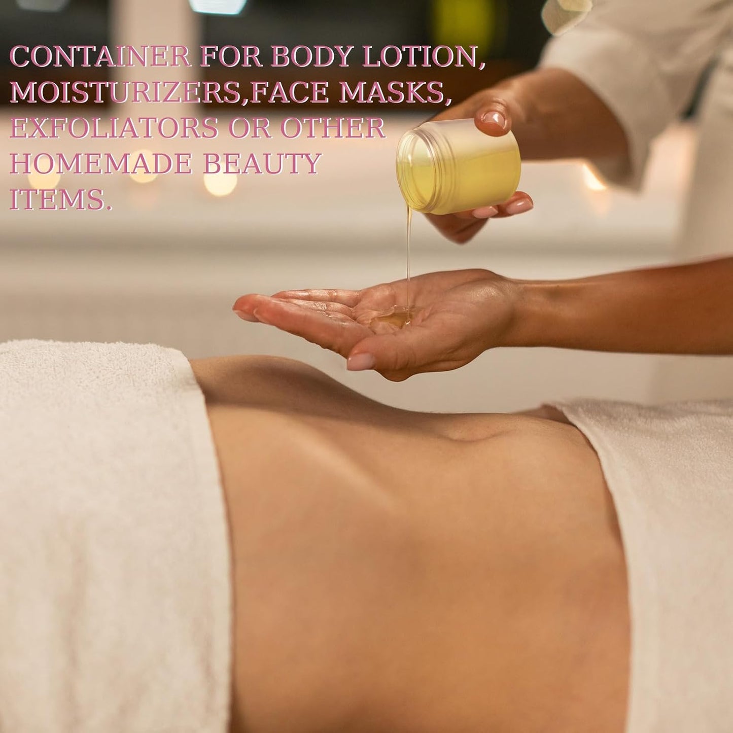 Geiserailie 30 Pieces Glass Cosmetic Containers Empty Sample Jars with Leak Proof Lids Makeup Sample Containers for Lotion Cream Cosmetic (100 Gram)