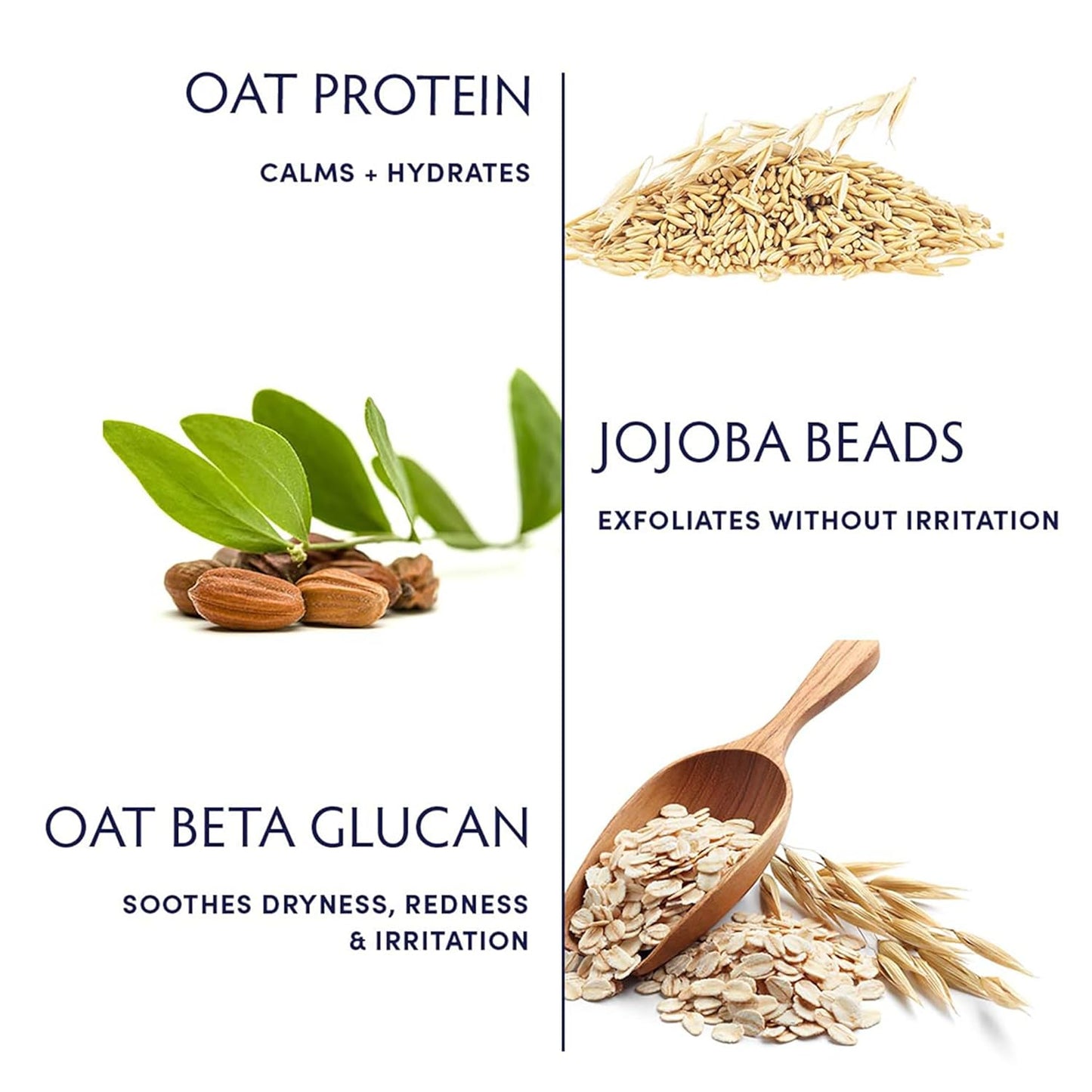 Naturopathica Oat Cleansing Facial Polish, Multi-Use Facial Cleanser, Face Scrub and Mask, Exfoliating Face Wash for Men & Women, Travel Size, 2 fl oz