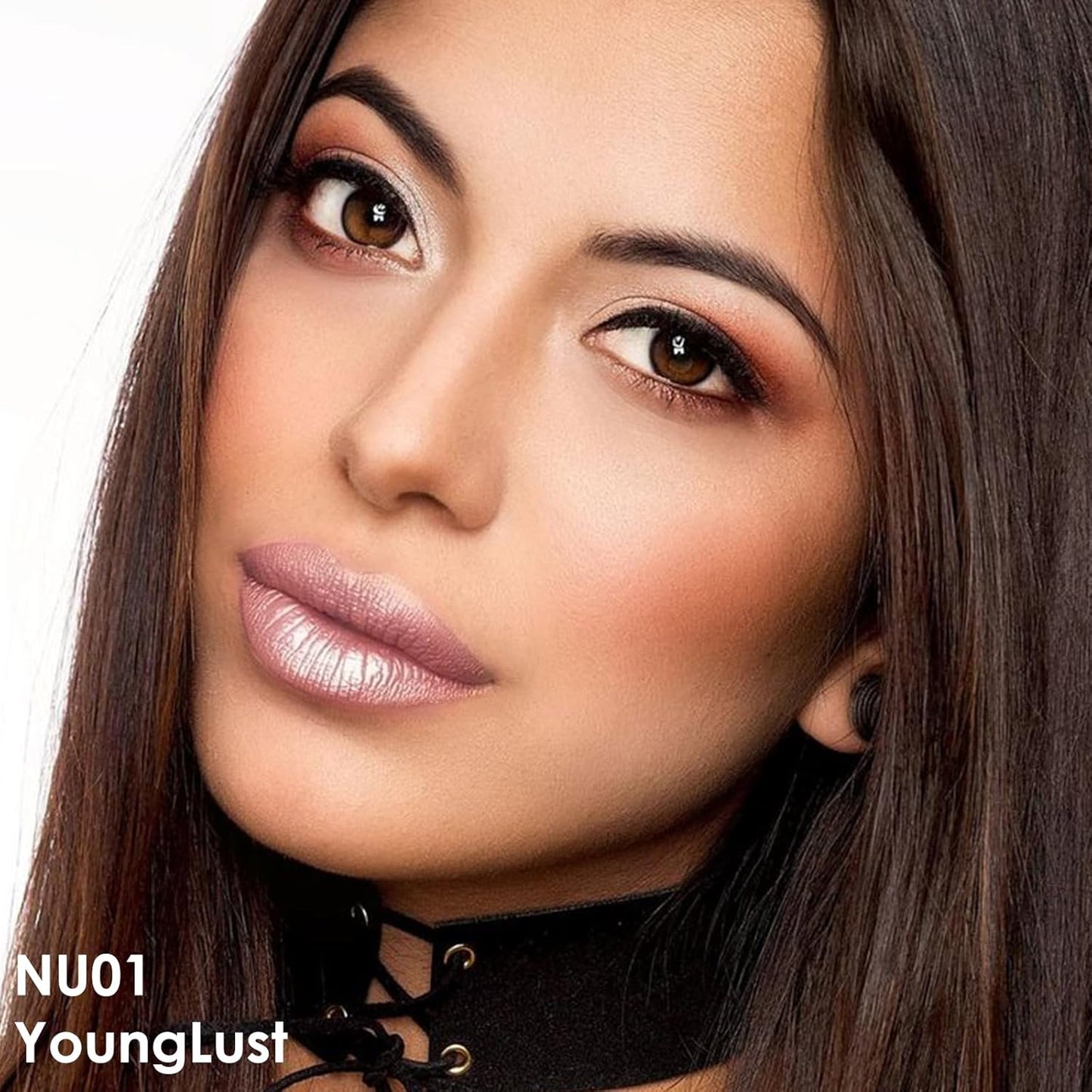 FOCALLURE Metallic Liquid Lipstick,Non Stick Cup Lip Gloss,High Impact Lip Color with Transfer-proof Wear,Long Lasting & Waterproof Lipstick Makeup for Women,YoungLust