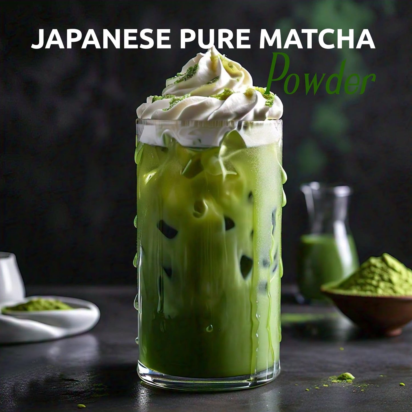 Fanale Premium Japanese Pure Matcha Bubble Tea Flavoring Powder | Perfect for Baking, Smoothies, Desserts and Drinks | Instant Flavoring Powder for Boba Milk Tea - 2.2 Pounds (Pack of 1).