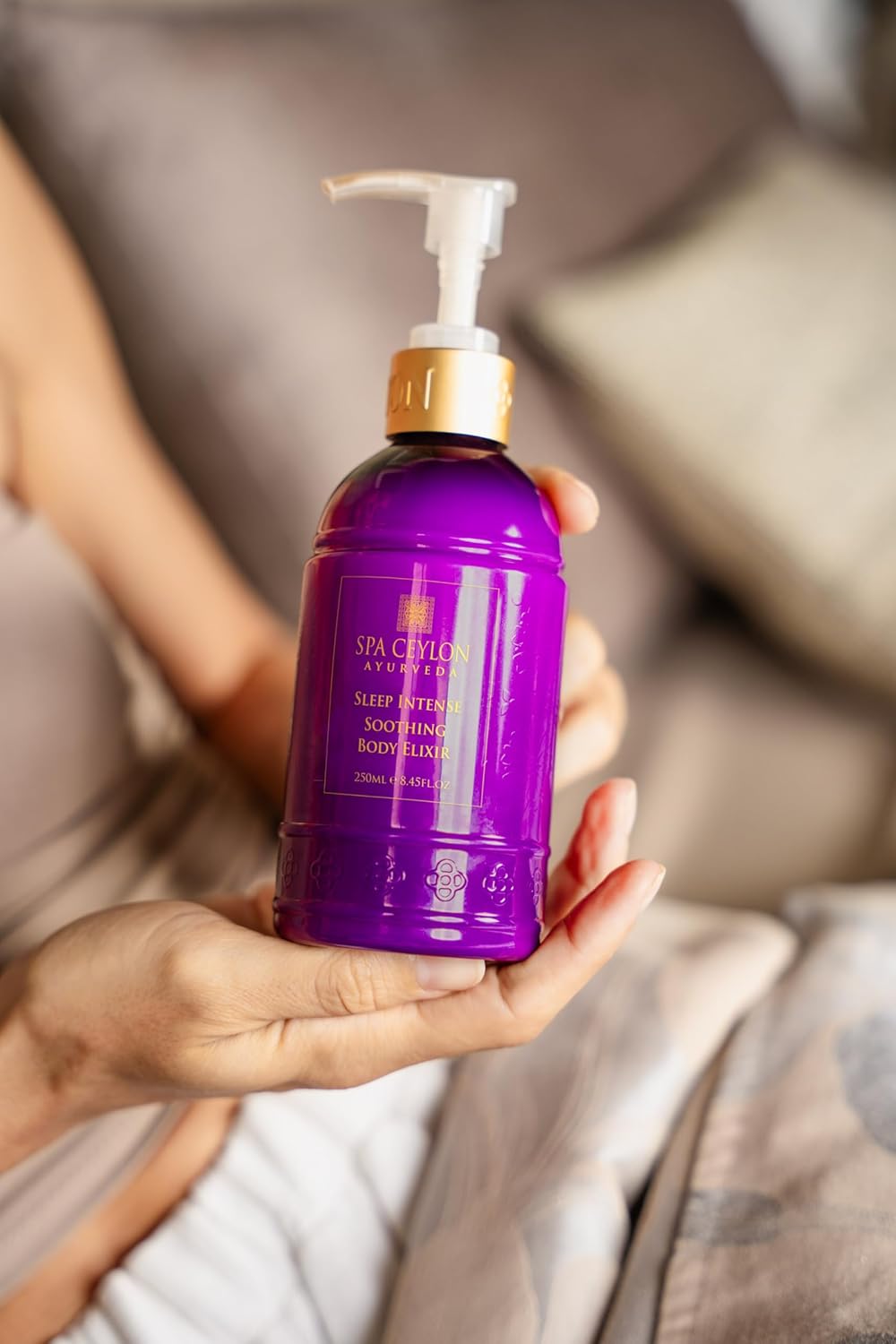 SPA CEYLON SLEEP Body Milk | Pure Lavender & Luxurious Fragrance | Nourishes & Treats Dryness | Suitable for all skin types