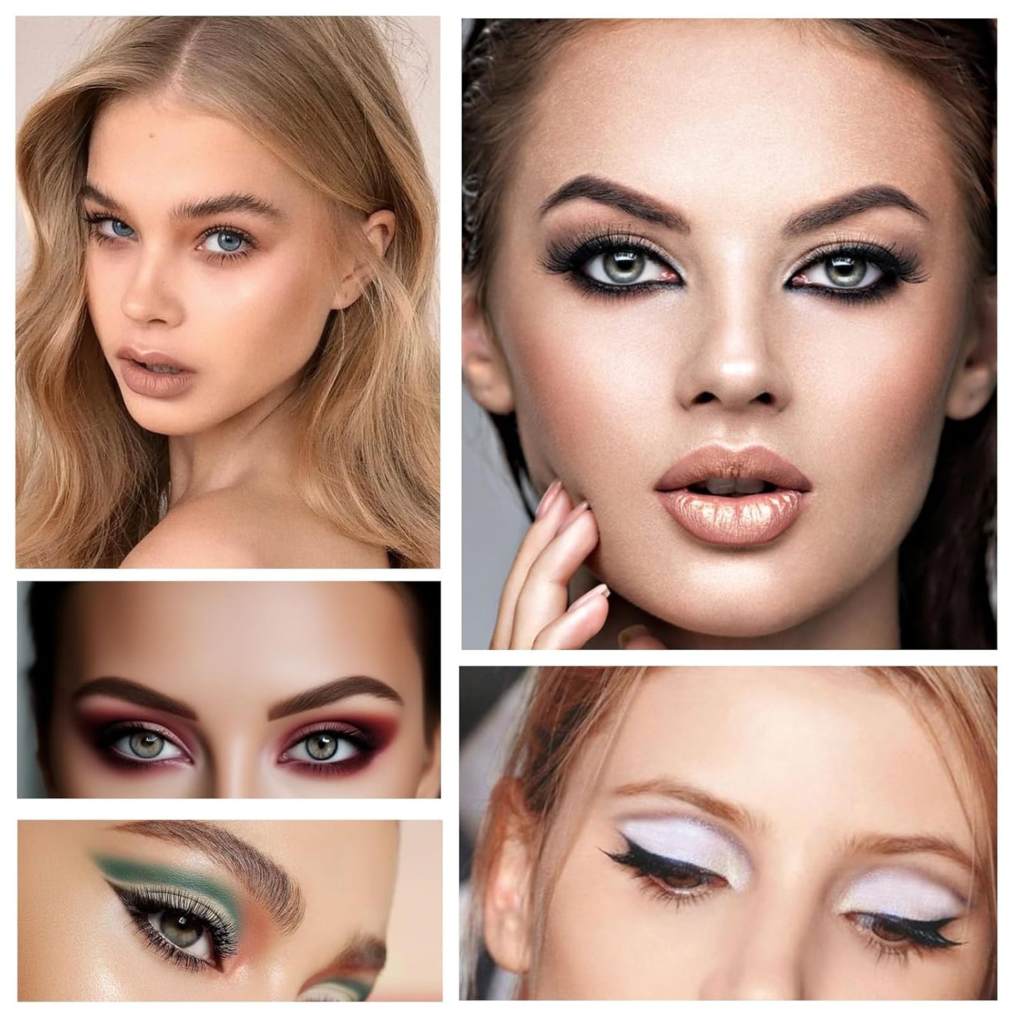 Single Light Blue Eyeshadow, Pressed Powder Matte Eye-Shadow Palette Make-up, Blendable Long Lasting High Pigment Blue Eye Makeup Halloween Paint & Face Body Paint