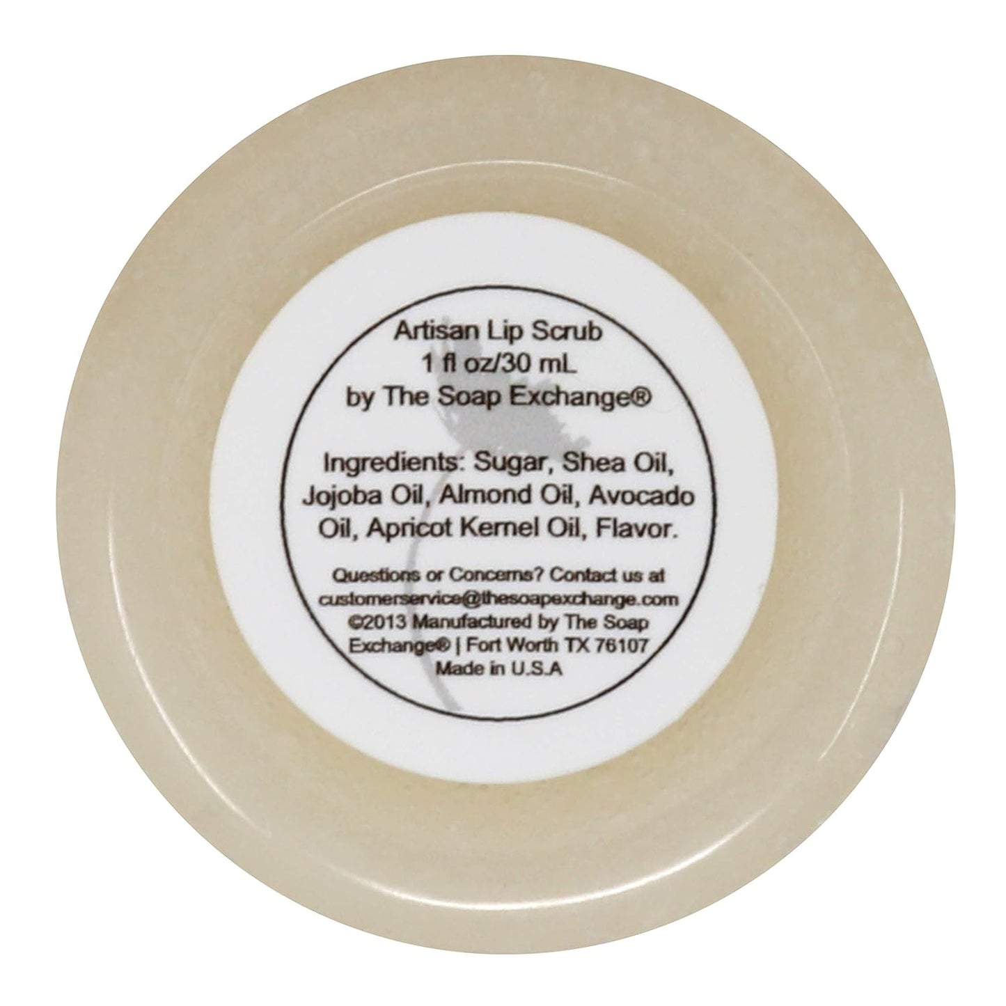 Lip Scrub - Tupelo Honey Flavor - Hand Crafted 1.5 oz / 42.5 g Natural Lip Care, Artisan Lip Treatment, Exfoliate, Hydrate, & Protect. Made in the USA.