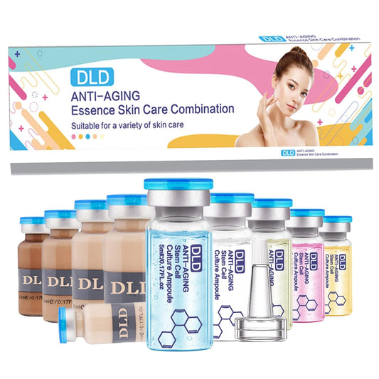 BB Facial Glow Starter Kit Facial Pigment Serum Treatment Kit,Anti-Aging Serum Pigments Set for Micro-needling Skin Treatment 10 Vials 5ml Hyaluronic Acid Ampoule foundation Essence Skin