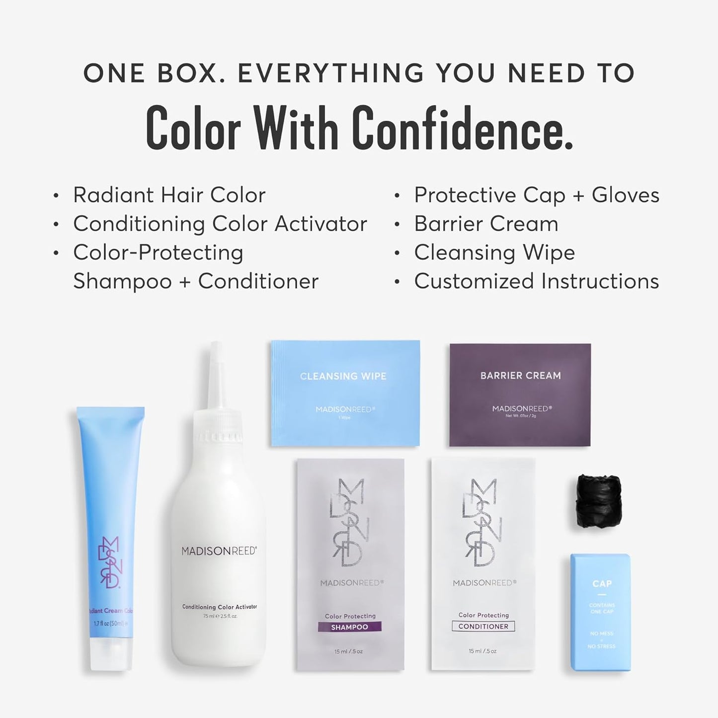 Madison Reed Radiant Hair Color Kit | 7NVA Light Smoky Brown (Veneto Brown) for 100% Gray Hair Coverage | Salon Quality Permanent Hair Dye | PPD-Free & Ammonia-Free | (Packaging May Vary) 1 Pack