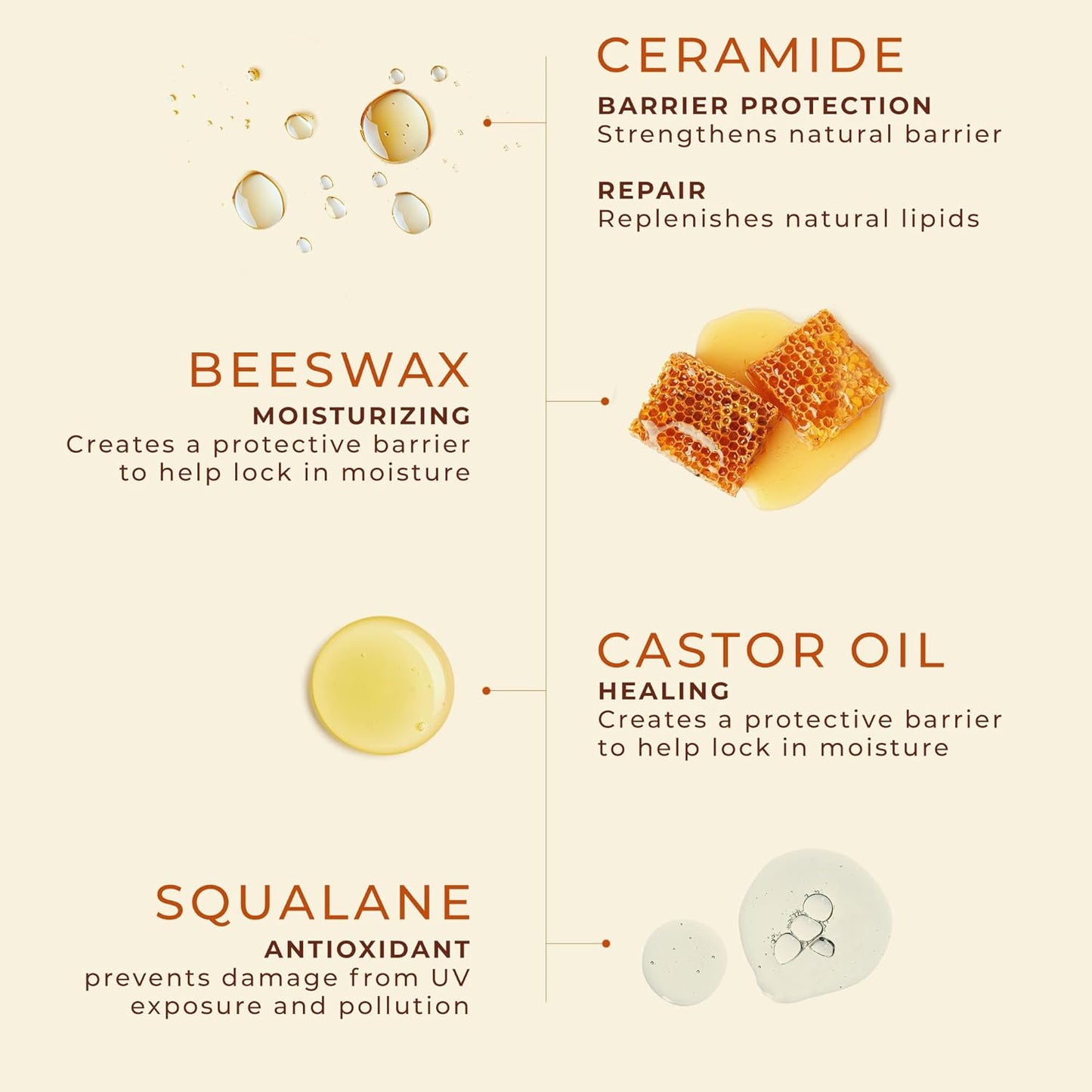 Pineapple Melon Lip Balm Hydrating & Nourishing Lip Moisturizer with Squalane, Castor Oil, Castor Oil, and Vitamin E, Smooth Application, Lip Care, Barrier Protection, Non-Waxy, Refreshing Scent