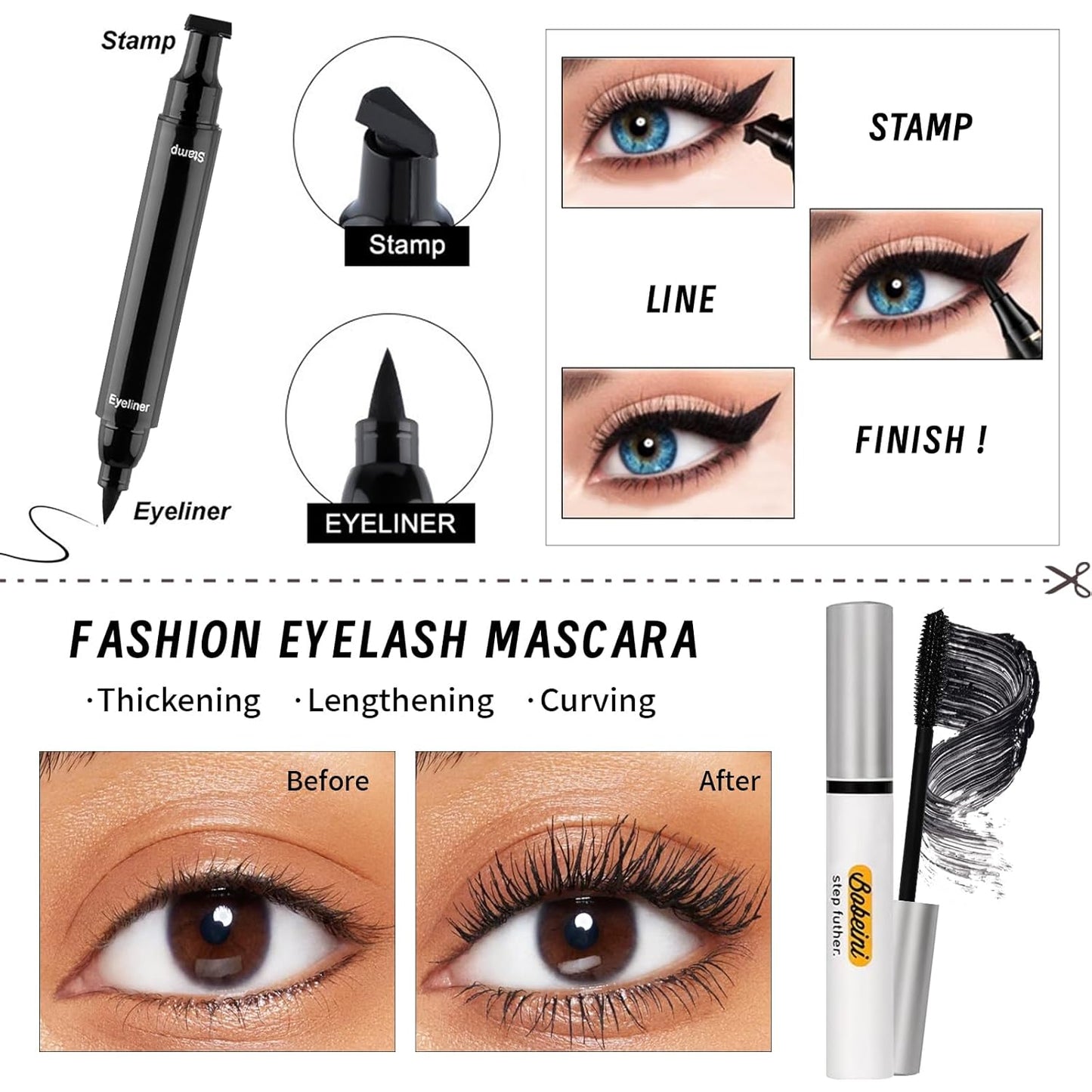 Makeup Kit, Makeup Set for Women, Makeup Present for Women Teen Girl, Eyeshadow Foundation CC Cream Face Primer, Makeup Brush Sponge, Lipstick, Eyebrow Soap Pencil Mascara Eyeliner Cosmetic bag