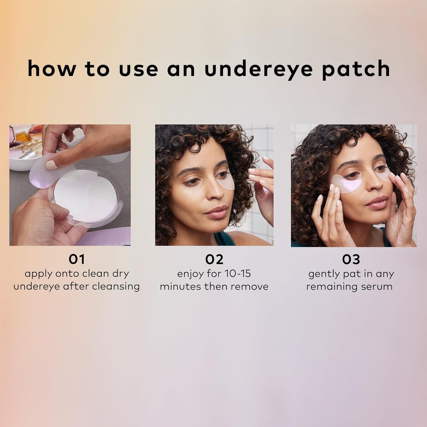 The Good Patch Brighten Up Hydrogel Under Eye Patches for Dark Circles and Puffy Eyes, Made with Niacinamide, Vitamin K, Pine Leaf Extract, Clinically Proven (6 Total Patch Sets)