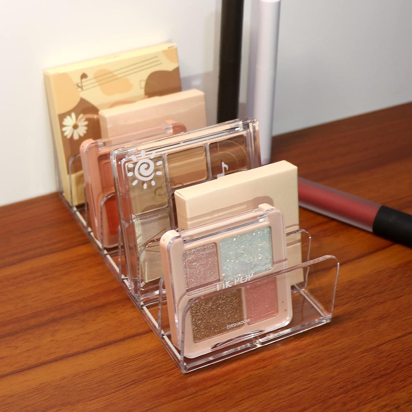 Makeup Organizer, Compact Makeup Palette Organize, for Bathroom Countertops, Vanities, Cabinets, Sleek Modern Cosmetics Storage Solution for - Eyeshadow Palettes, Contour Kits, Blush