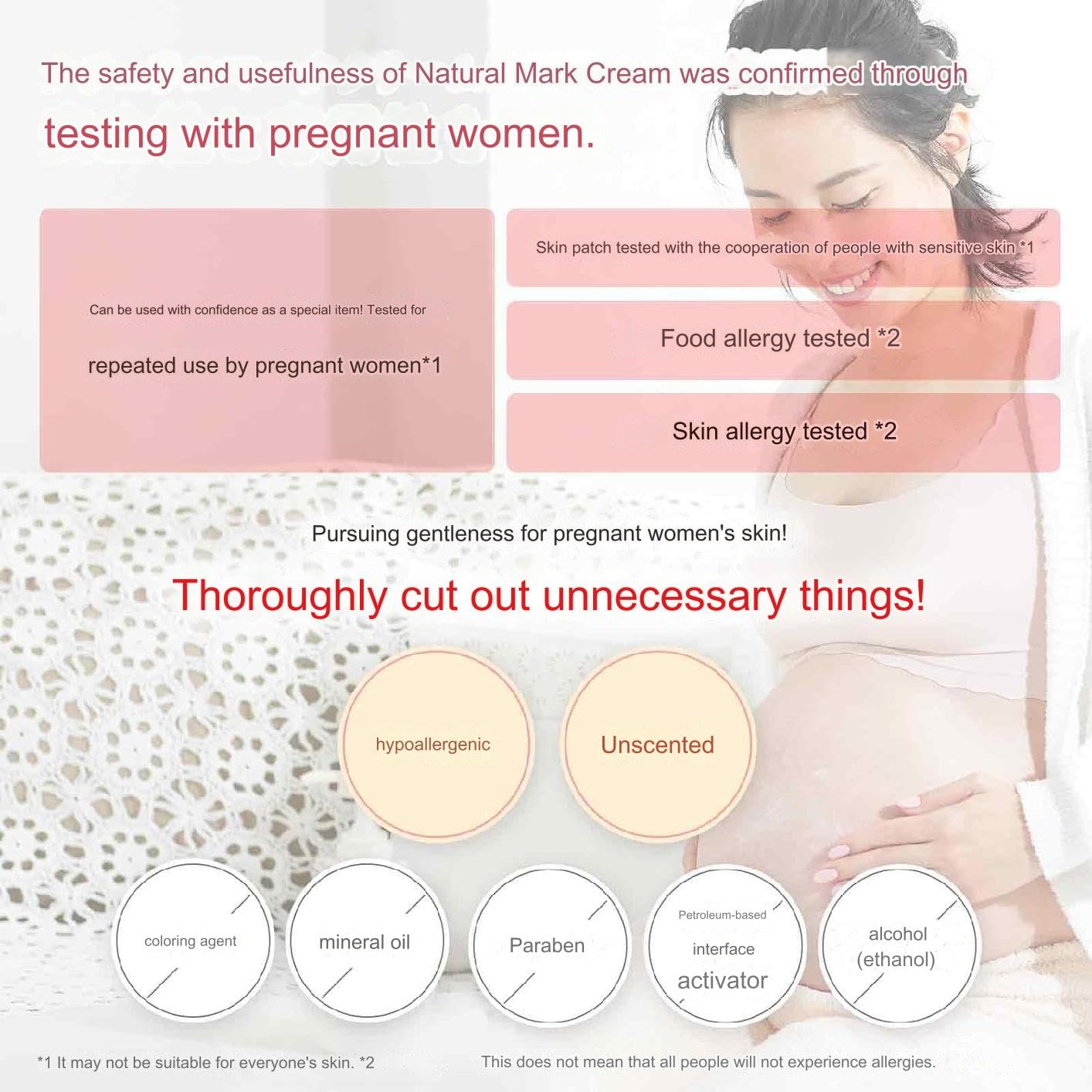 Mama & Kids Natural Cream/Stretch Mark Cream 150g japanese