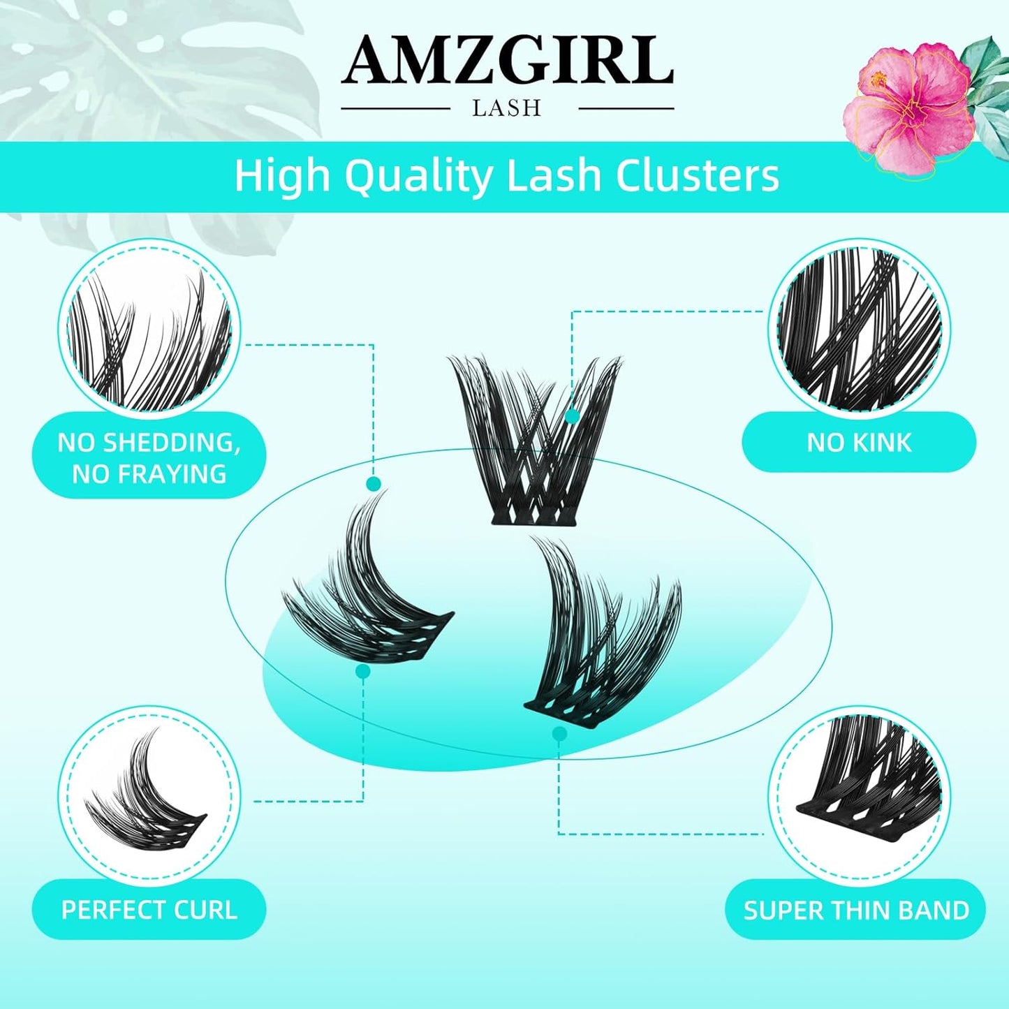 Lash Clusters Wet Look 168Pcs Eyelash Cluster Ultra-Thin Lash Band Eyelashes Extensions Spiky Anime Wide Span Lashes(Mallow,C-16mm)