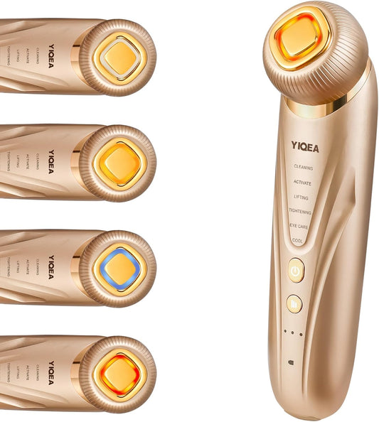 Microcurrent Facial Device,Radio Frequency Skin Tightening Face Machine Treatment of Facial Wrinkles and mild to Moderate inflammatory