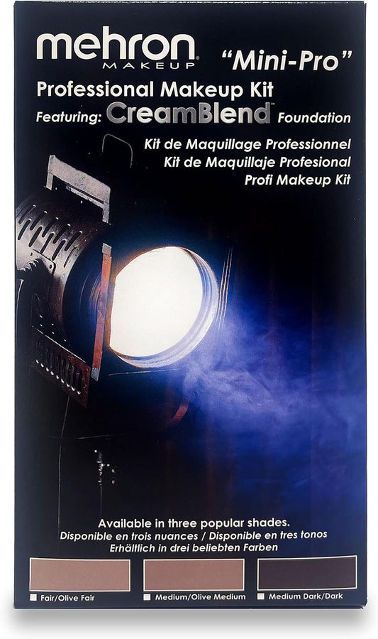 Mehron Makeup Mini-Pro Student Makeup Educational Kit (Fair/Olive)