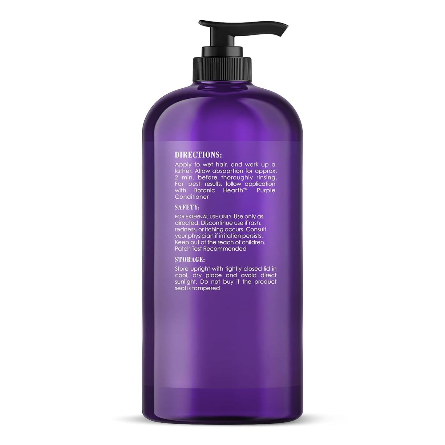 Botanic Hearth Purple Shampoo 16 Fl Oz | For All Shades Of Blonde, Silver & Gray Hair | With Lavender Oil, Vitamin E & Rosemary Oil | Sulfate & Paraben Free