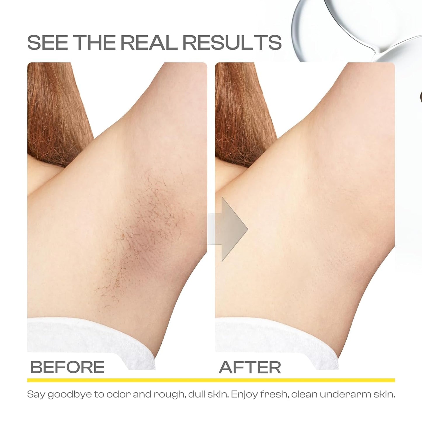 Coconut Charcoal Underarm Detox Scrub: Armpit Detox Exfoliating Nourishing for Natural Eliminate Odor Vegan Gentle for Sensitive Skin