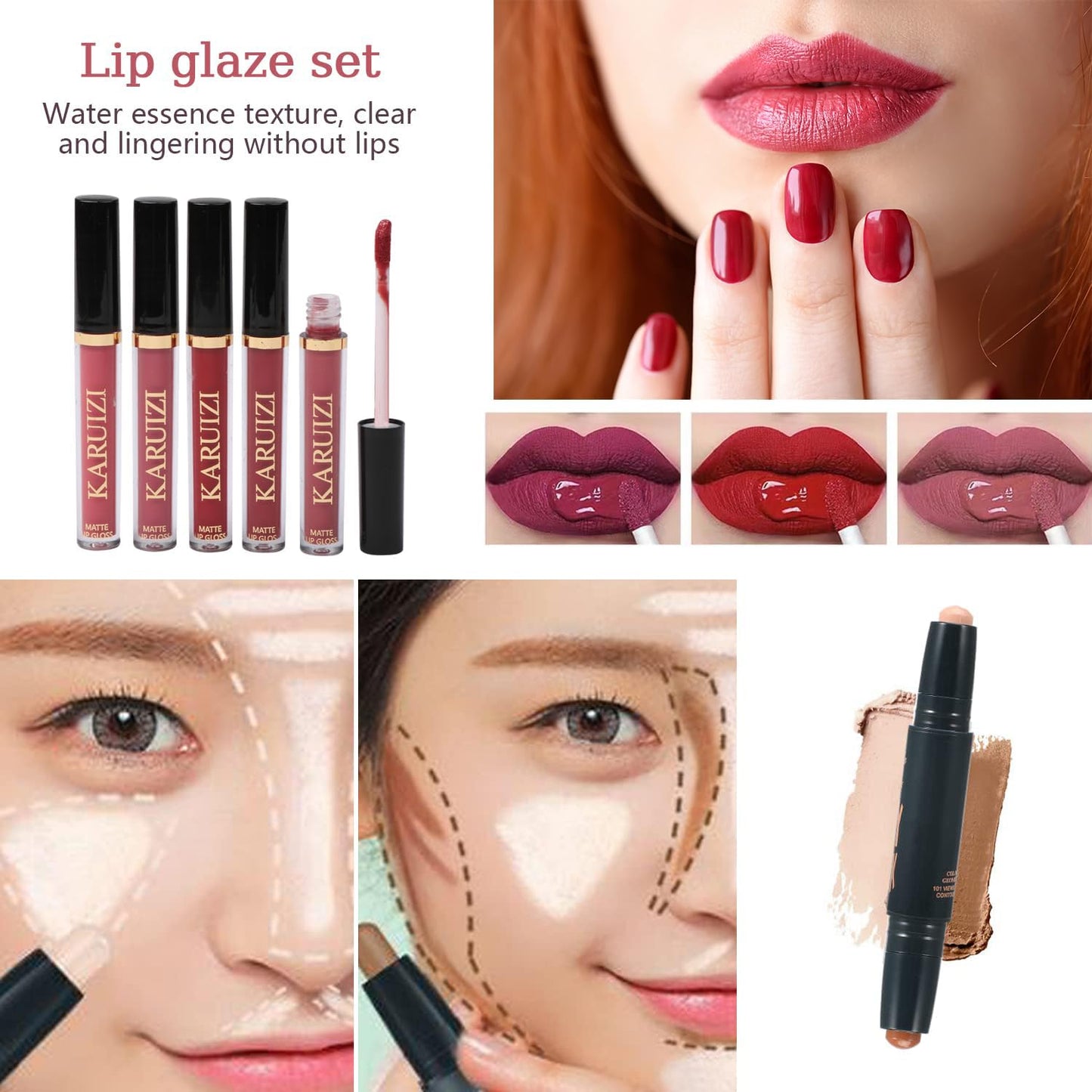 Makeup Sets Teens Makeup Kit for Women Full Kit Make up Kit Makeup Kits for Women Gift Eyeshadow Palette Concealer Palette Lipgloss Foundation Liquid Concealer Makeup Brushes Makeup Powder