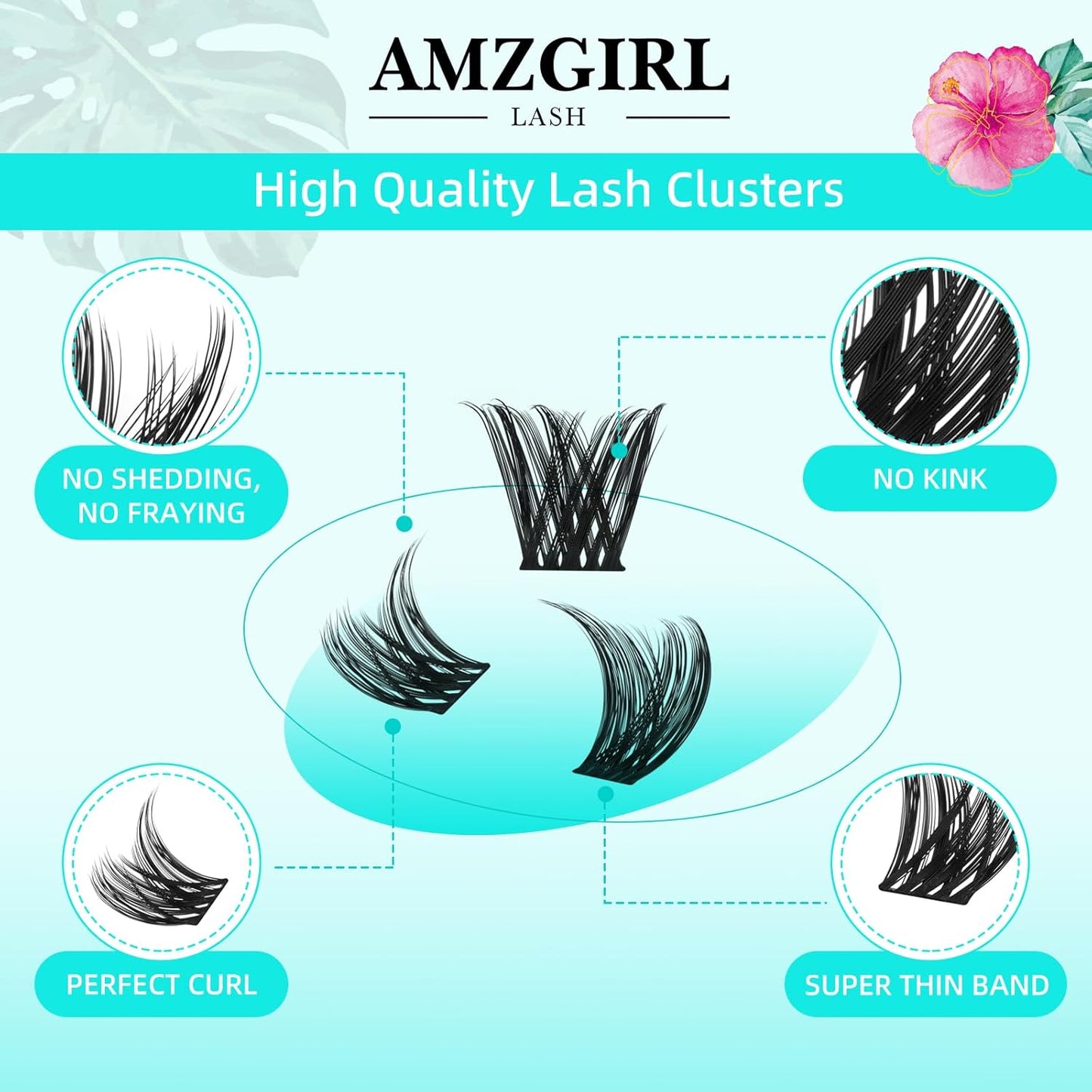 Lash Clusters Wet Look 168Pcs Eyelash Cluster Ultra-Thin Lash Band Eyelashes Extensions Spiky Anime Wide Span Lashes(Tulip,D-16mm)