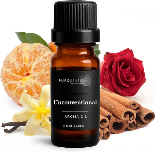 PuroSentido Unconventional Aroma Oil (10 ml) - Luxury Fragrance Oil for Diffusers and Humidifiers, Mint, Lavender, Cinnamon & Vanilla Home, Hotel & Spa Scent
