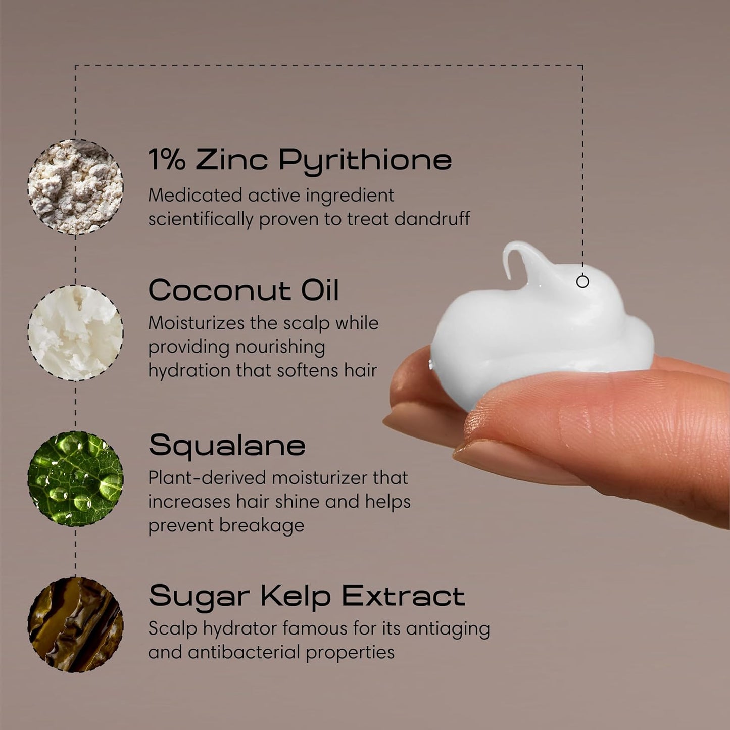 Jupiter Anti Dandruff Shampoo & Conditioner for Men & Women for Flaky, Itchy, Oily & Dry Scalp - Nourishes Scalp and Reduces Breakage & Flakes - Color-Safe, Sulfate-Free, Paraben-Free