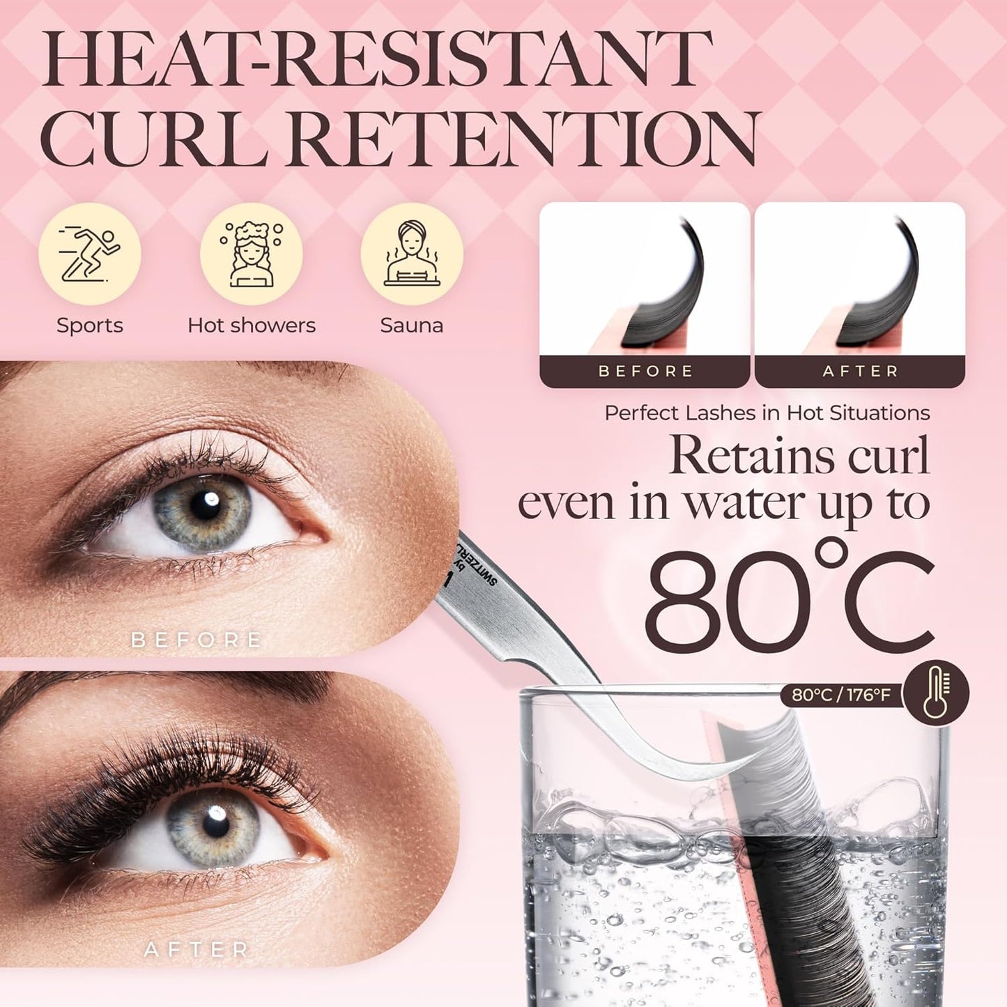 LASHVIEW Classic Lash Extensions 0.03-0.20 J/B/L/C/CC/D Curl 8-16mm Mixed & Single Length Tray, Soft Matte Dark Professional Eyelashes Extension(0.15 C 8-16mm)