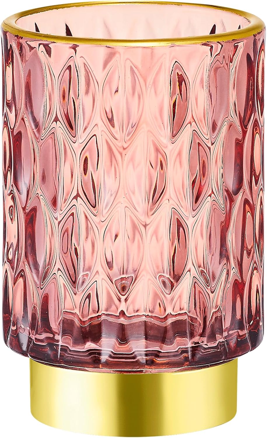 Makeup Brush Holder Organizer,Toothbrush Holders,Desk Pen Pencil Holder,Multifunctional Vintage Glass Brush Cup（A39-4-US）