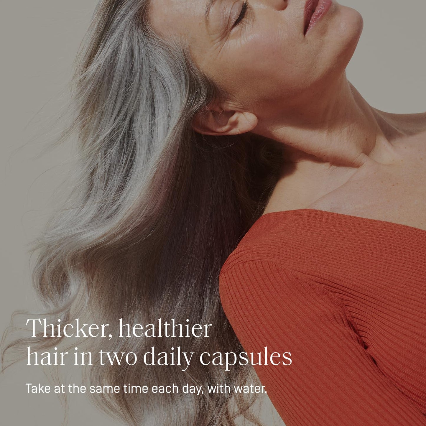 Prose Women’s Age 45+ Hair Growth & Age Support Supplements, Clinically Proven Growth Complex for Visibly Fuller Hair in 90 Days, Vegan, Biotin, No Hormone Disruptors, Gluten Free, 1 Month Supply