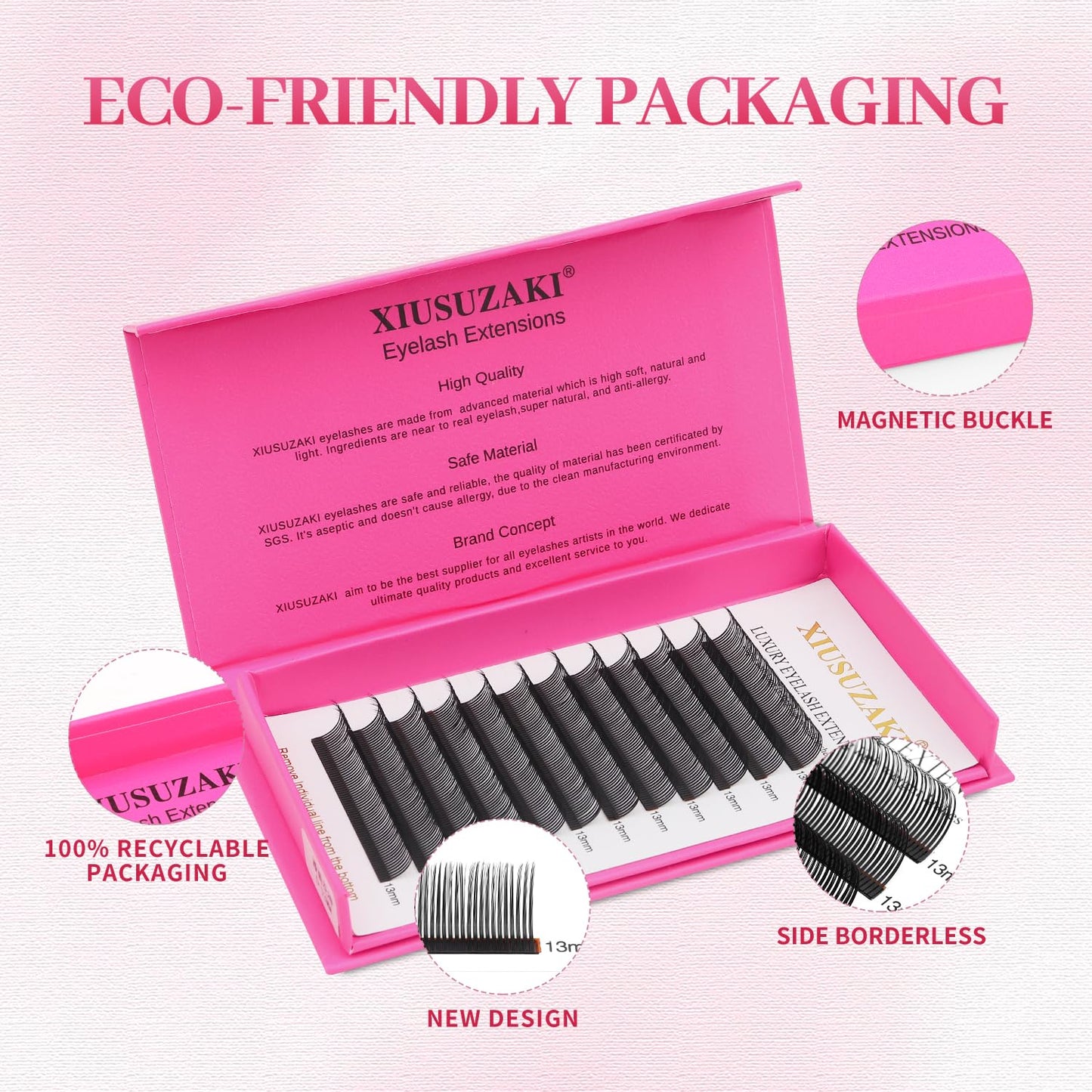 5D Flower Lash Extensions Spikes Lashes 0.07 Matte Black D Curl Lashes 10mm Volume Eyelash Extension Lash Trays Professional Use(5D Flower,0.07-D,10mm)