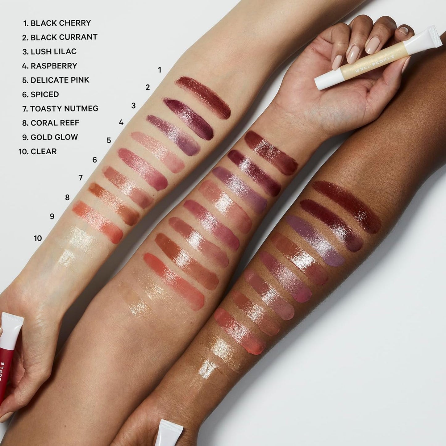 Well People Lip Nurture Hydrating Balm, Lip Balm For Hydration & Vibrant Sheer Color, Soothes & Softens Lips, Vegan & Cruelty-free, Blackcurrant