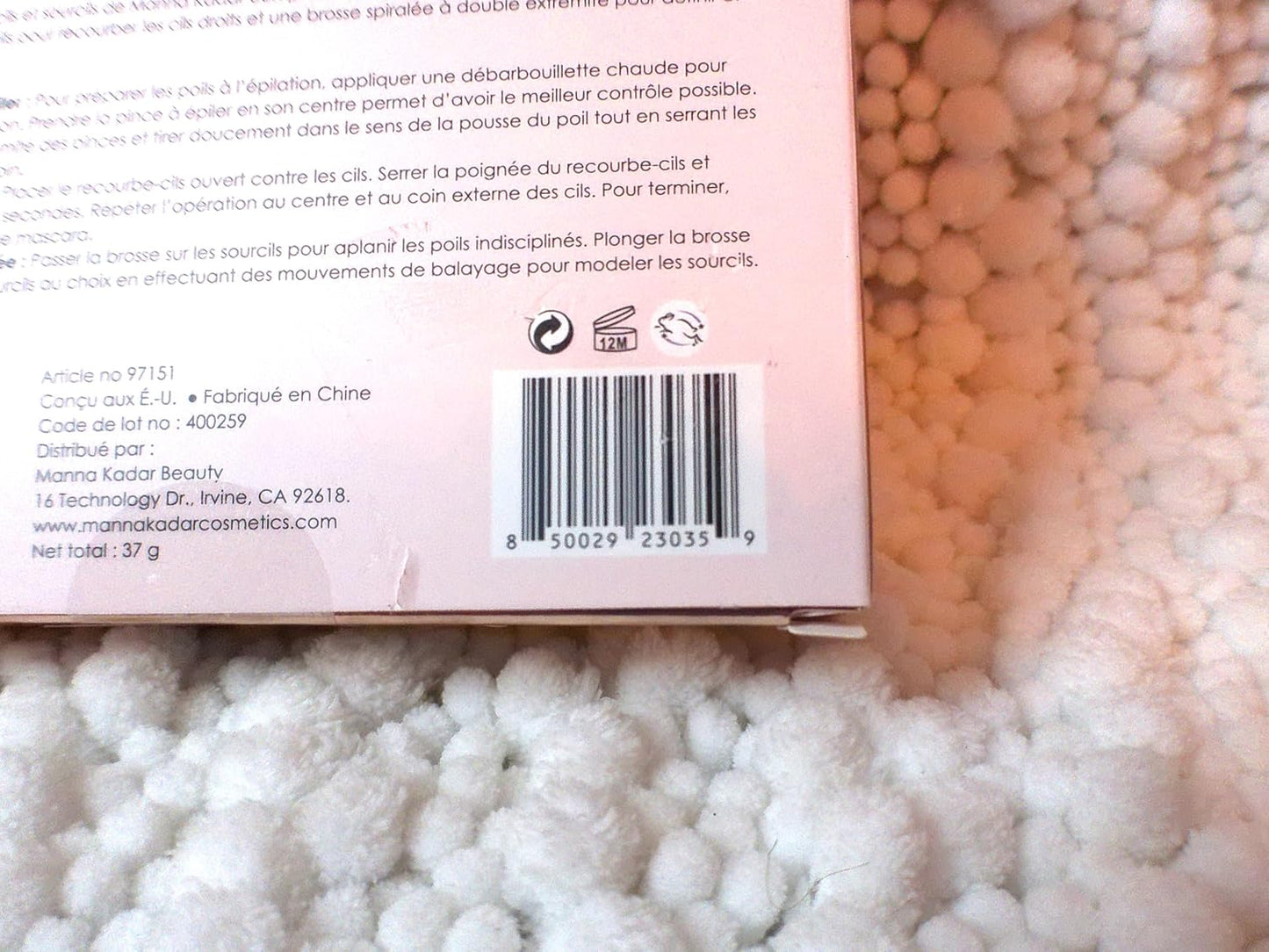 Manna Kadar Lash & Brow Tool Set, Gold