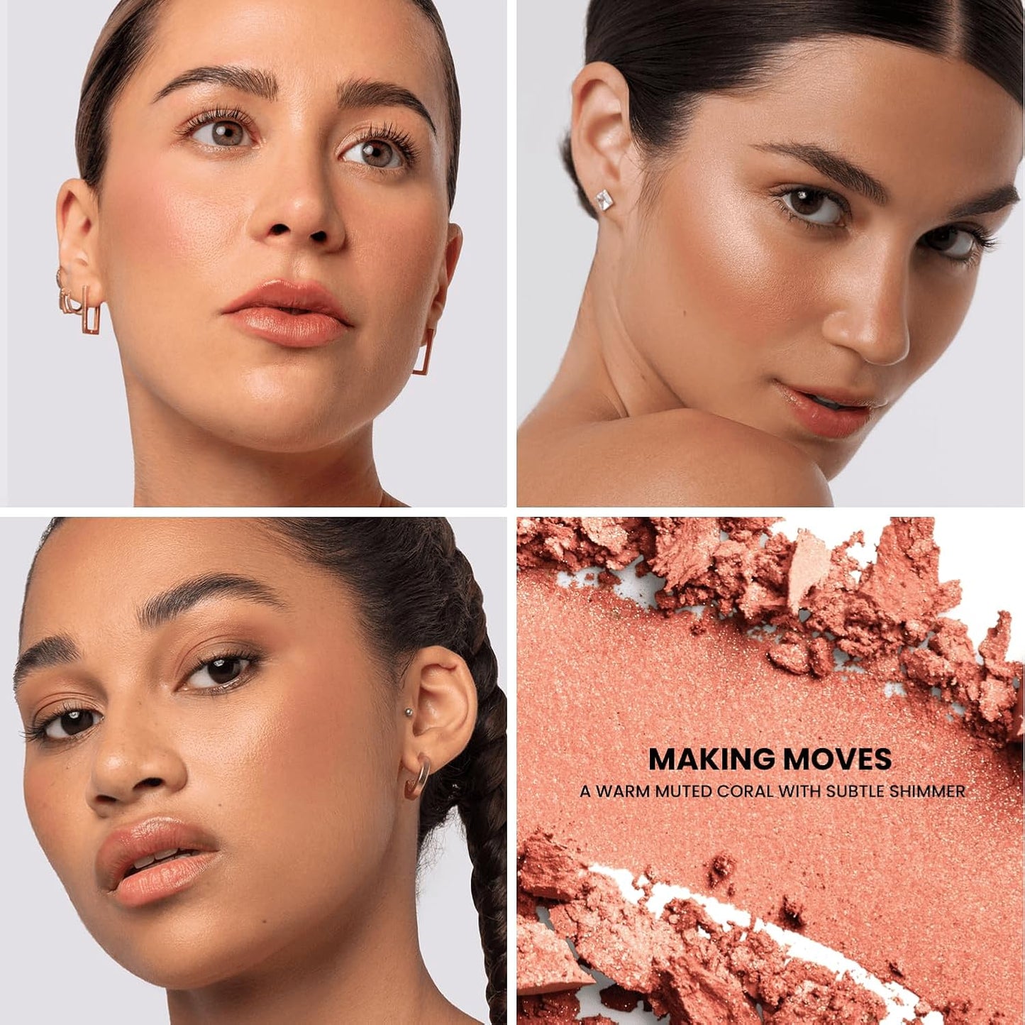 Phase Zero Makeup Powder Blusher - "Making Moves" - 4g / 0.141oz - Pigmented, Lightweight Powder Blushes for a Radiant, Natural Glow