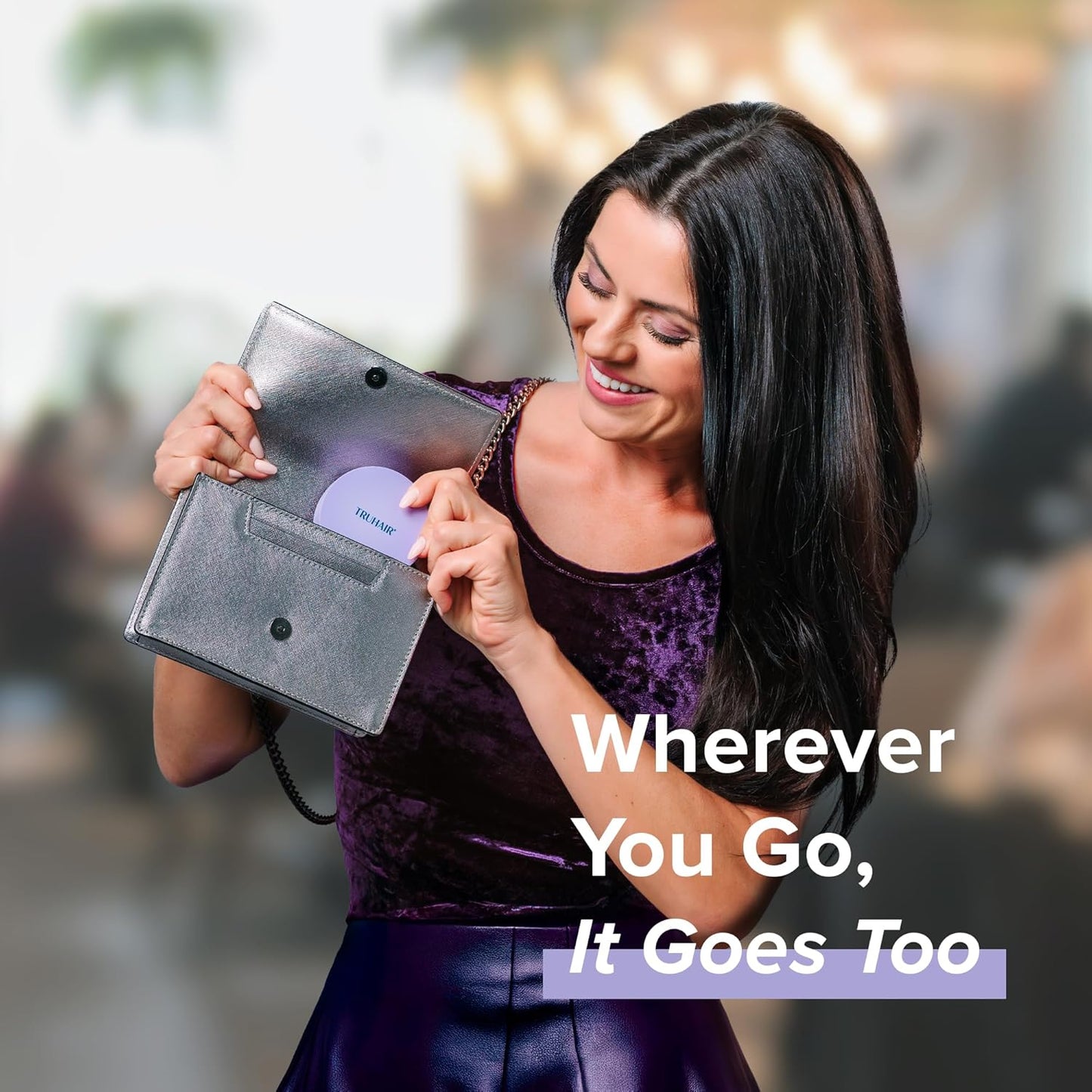 TRUHAIR Root & Scalp Cover Up Pressed Powder Compact Refill, Waterproof, Weightless Hair Coverage & Bald Spot Concealing, Root Touch Up Hair Color for Gray Coverage & Thinning Areas, 0.35 Oz (Gray)