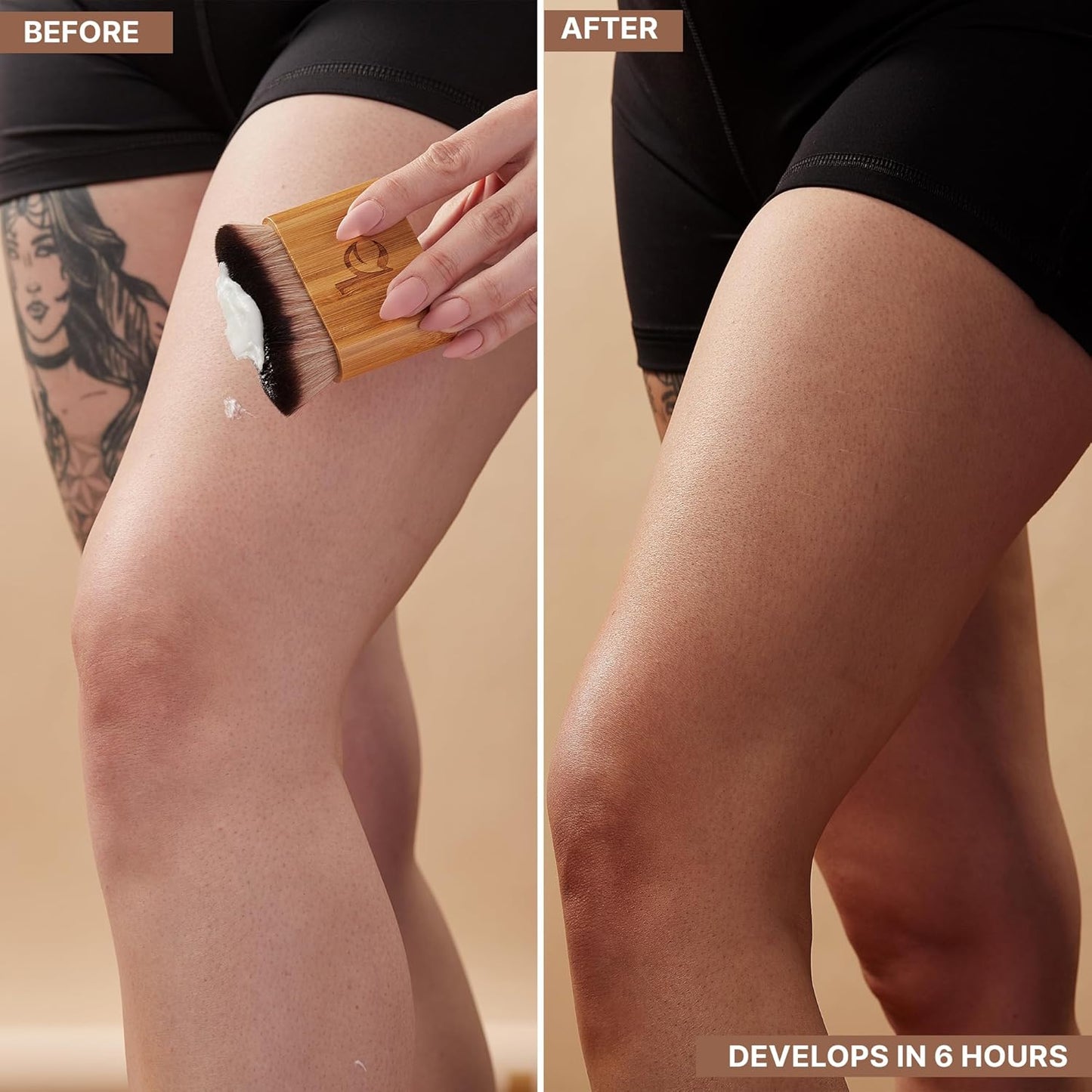 Beauty by Earth Self Tanner - USA Made with Natural & Organic Ingredients, Moisturizing Self Tanning Lotion with Aloe Vera & Coconut for a Natural Glow, Streak-Free Fake Tan, Medium to Dark